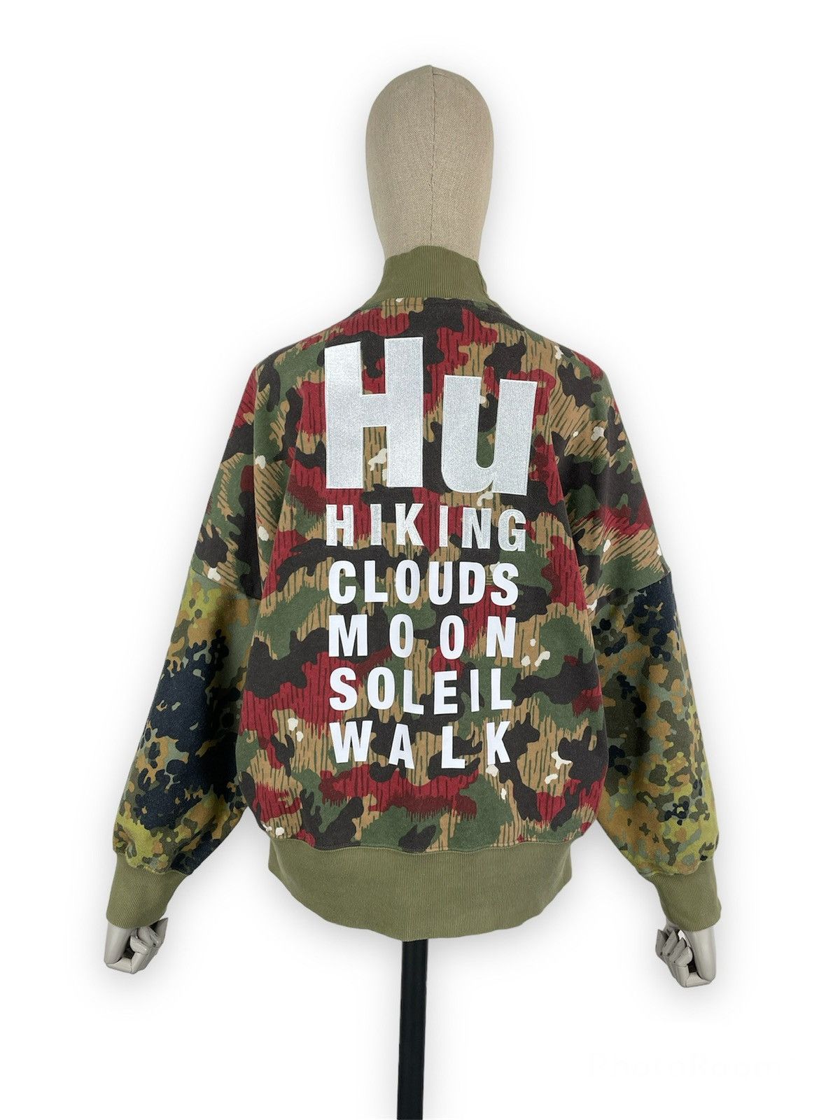 Adidas × Pharrell PHARRELL WILLIAMS Hiking Camo Print Sweatshirt Pullover S Size US S / EU 44-46 / 1 - 3 Thumbnail
