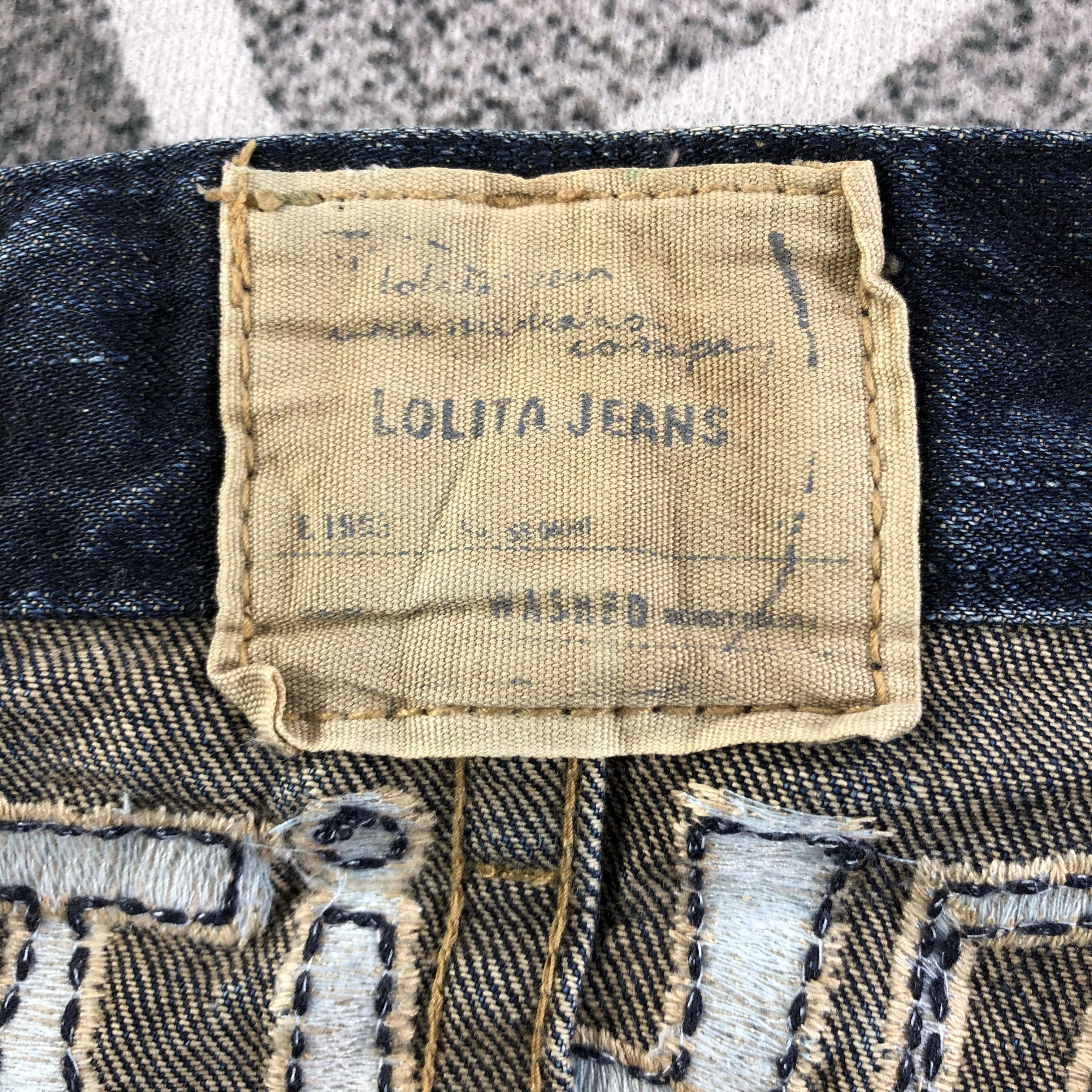 Japanese Brand Lolita Short Pants Jeans KJ1948 Size 33" - 8 Thumbnail