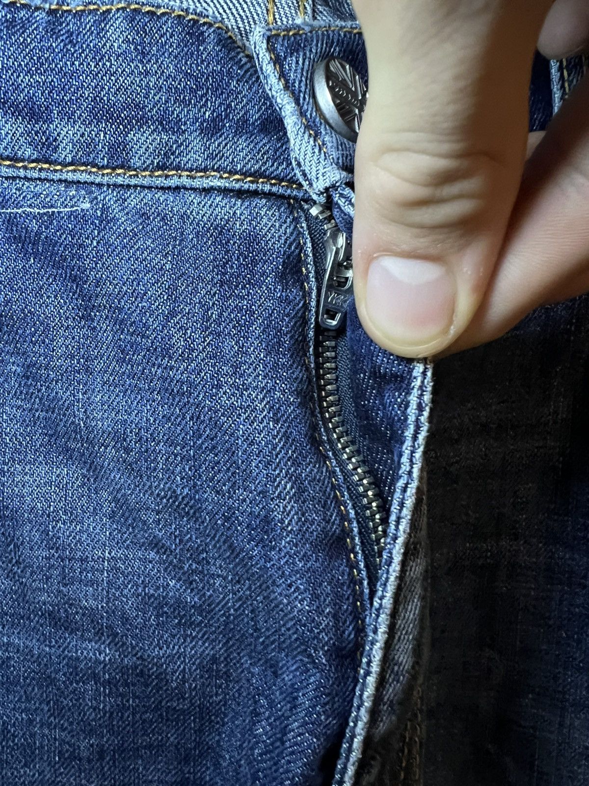 Palmer Trading Company Vintage Palmer made in Italy straight leg blue jeans Size US 30 / EU 46 - 7 Thumbnail