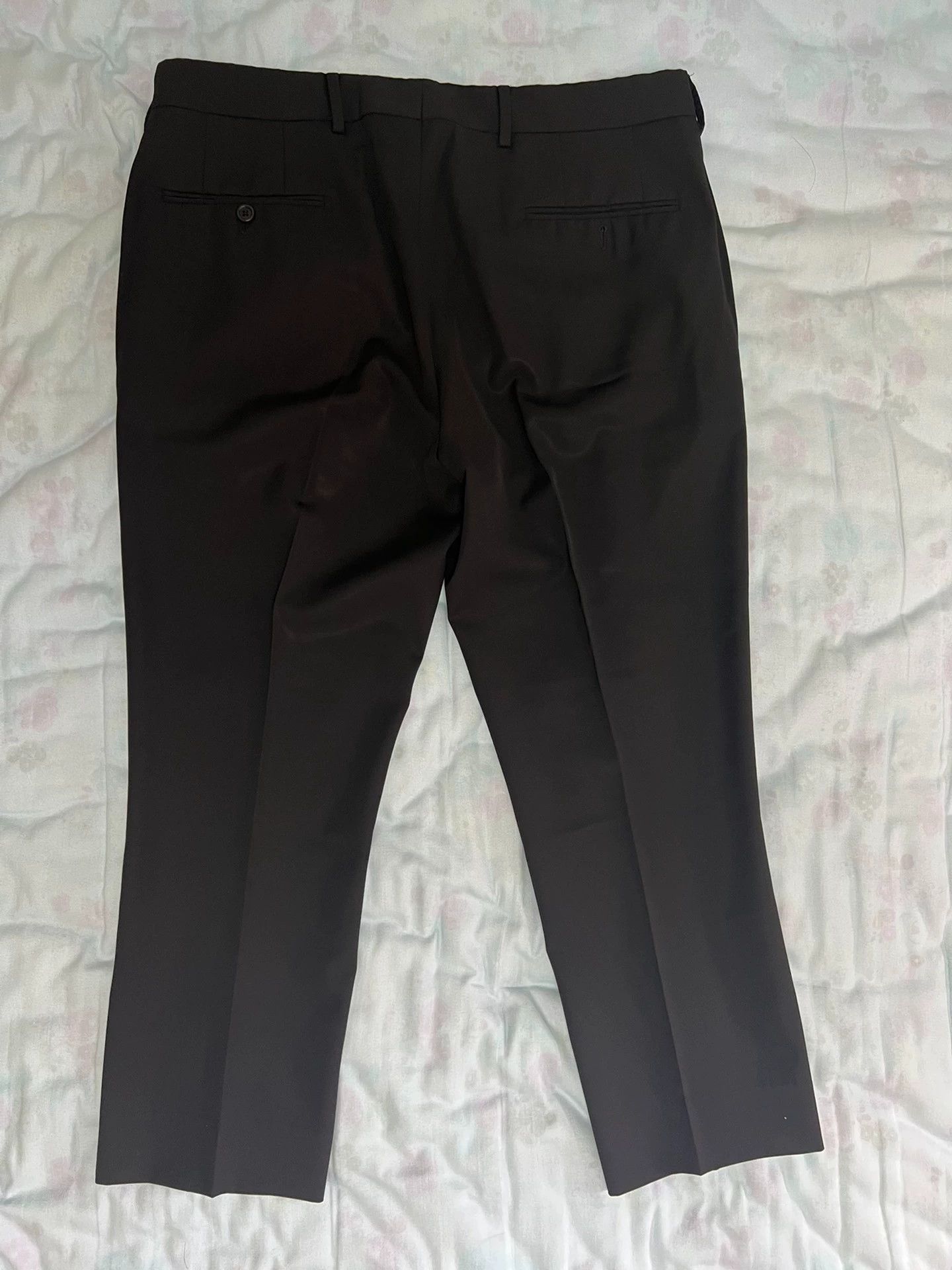 Fendi Fendi FF Monogram Basic Wool Trousers Men's 50 Black Size US 34 / EU 50 - 3 Thumbnail