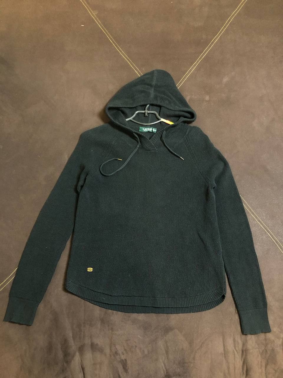 Polo Ralph Lauren Lauren Ralph Lauren Hoodie Womens Black Cropped Pullover Size S / US 4 / IT 40 - 1 Thumbnail