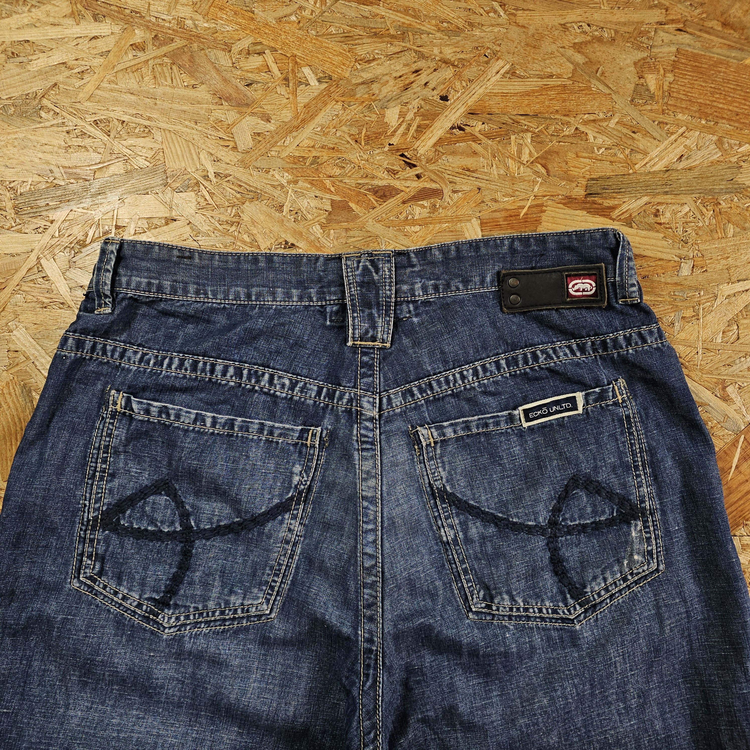Affliction × Ecko Unltd. × Southpole ECKO UNLTD BAGGY RAP HIP HOP SKATER JORTS SHORTS PINKMAN 36 Size US 36 / EU 52 - 3 Thumbnail
