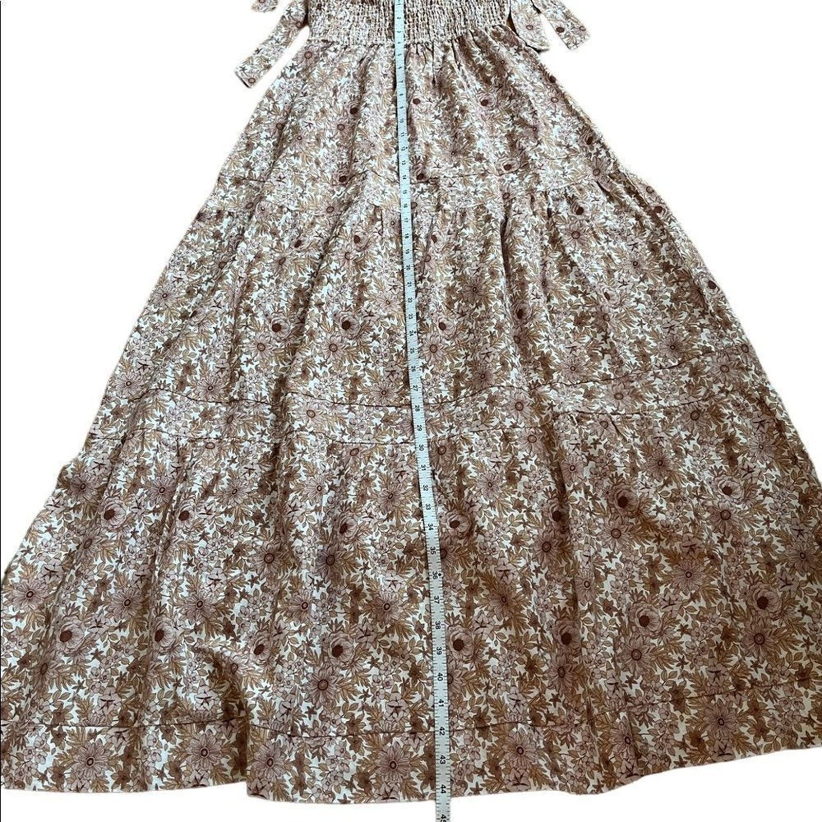 House of Harlow House of Harlow 1960 Floral Maxi Dress Bow Tie Shoulder NWT Size XS / US 0-2 / IT 36-38 - 5 Thumbnail