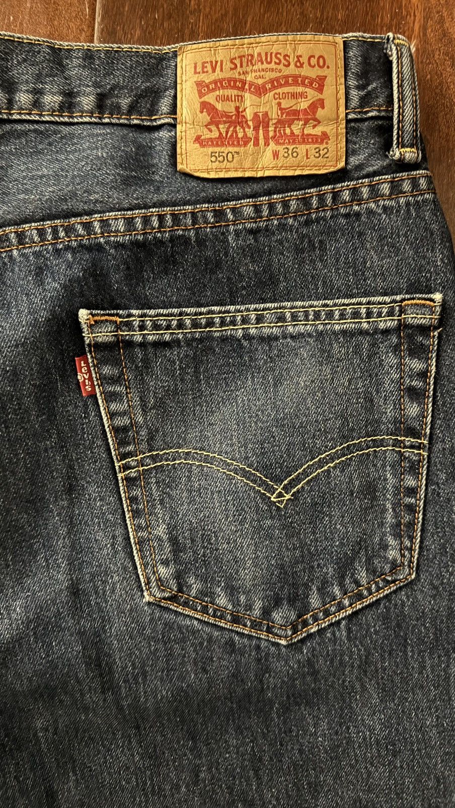 Levi's × Vintage Levi’s 550 jeans Size US 36 / EU 52 - 3 Thumbnail