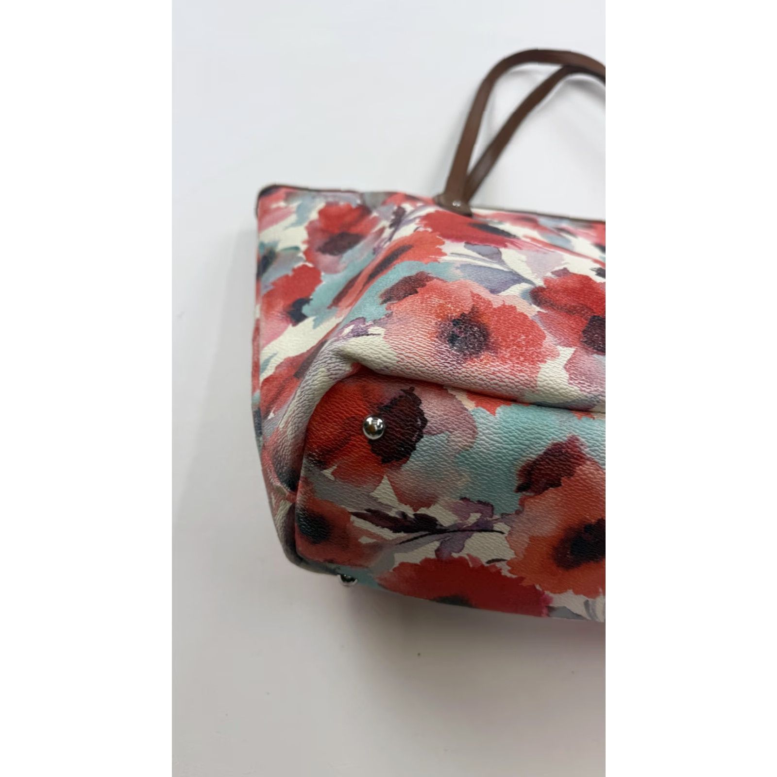 Ralph Lauren Ralph Lauren Tote Bag Womens Floral Watercolor Zip Top Shoulder RLL Logo Size L / US 10 / IT 46 - 7 Thumbnail