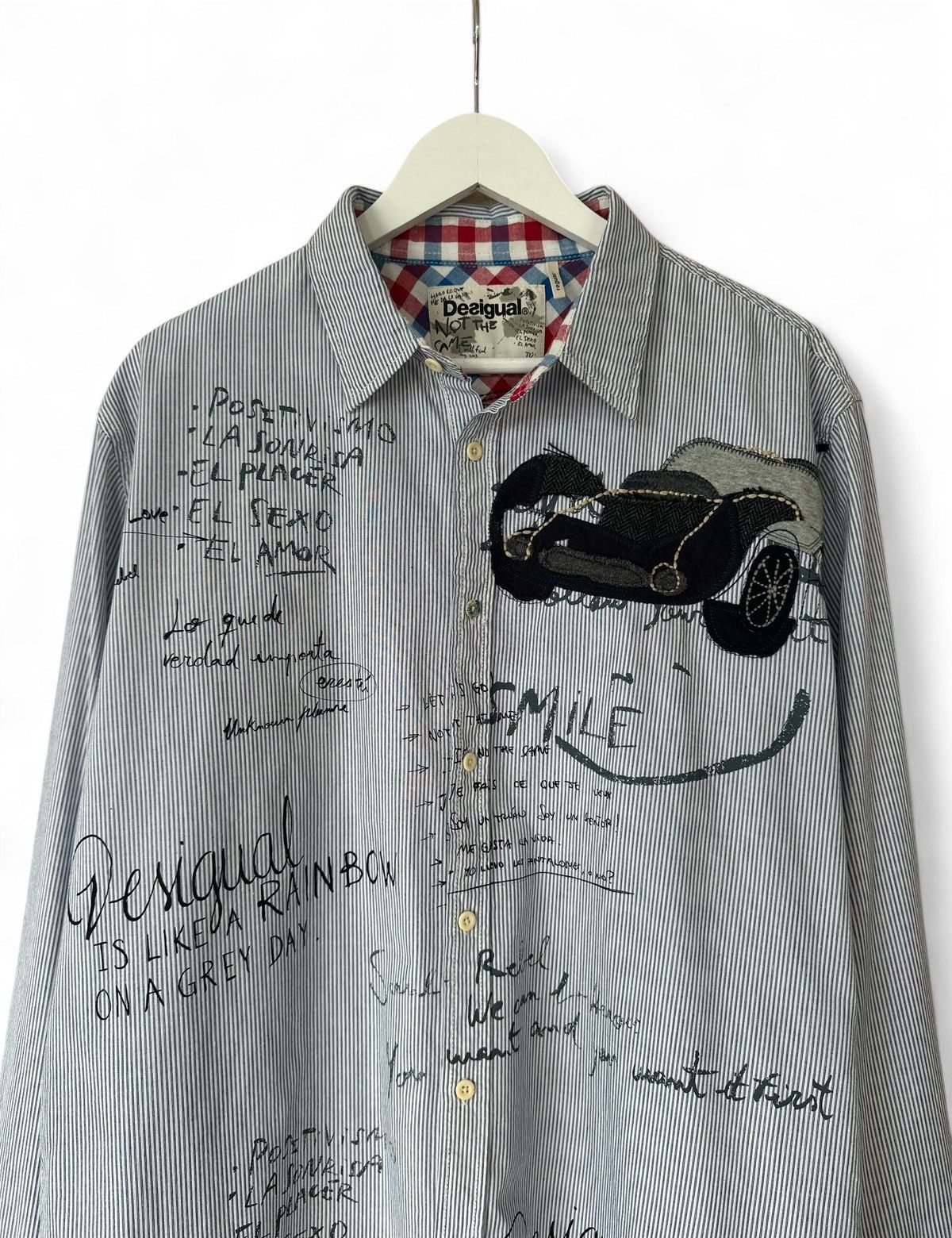 Desigual × Japanese Brand Desigual Regular Fit Men's Printed Shirt Size XL Size US XL / EU 56 / 4 - 3 Thumbnail
