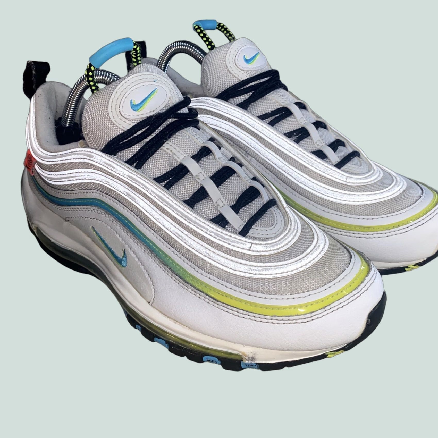 Nike Nike Air Max 97 Worldwide Pack White Mens Size 9 CZ5607-100 Size US 10 / EU 43 - 1 Thumbnail