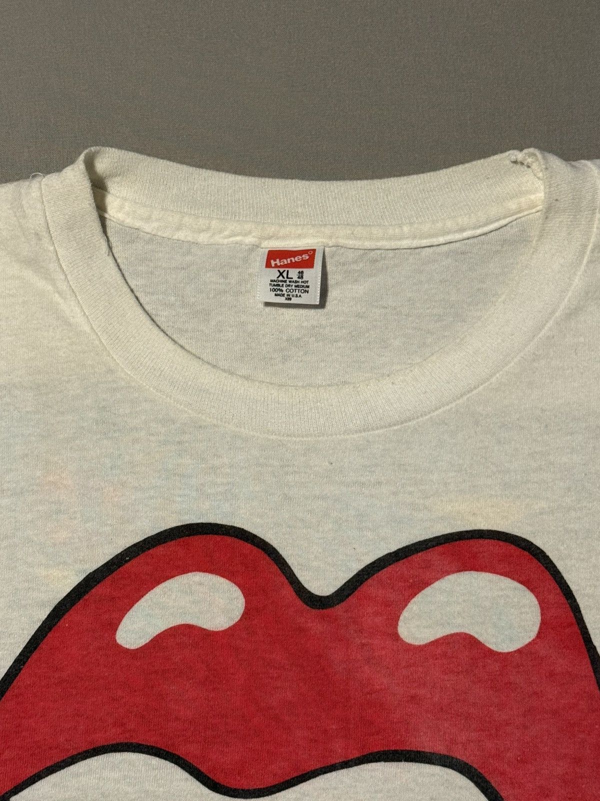 The Rolling Stones Vintage Rolling Stones Guns & Roses Steel Wheels ‘89 T-Shirt Size US XL / EU 56 / 4 - 10 Thumbnail