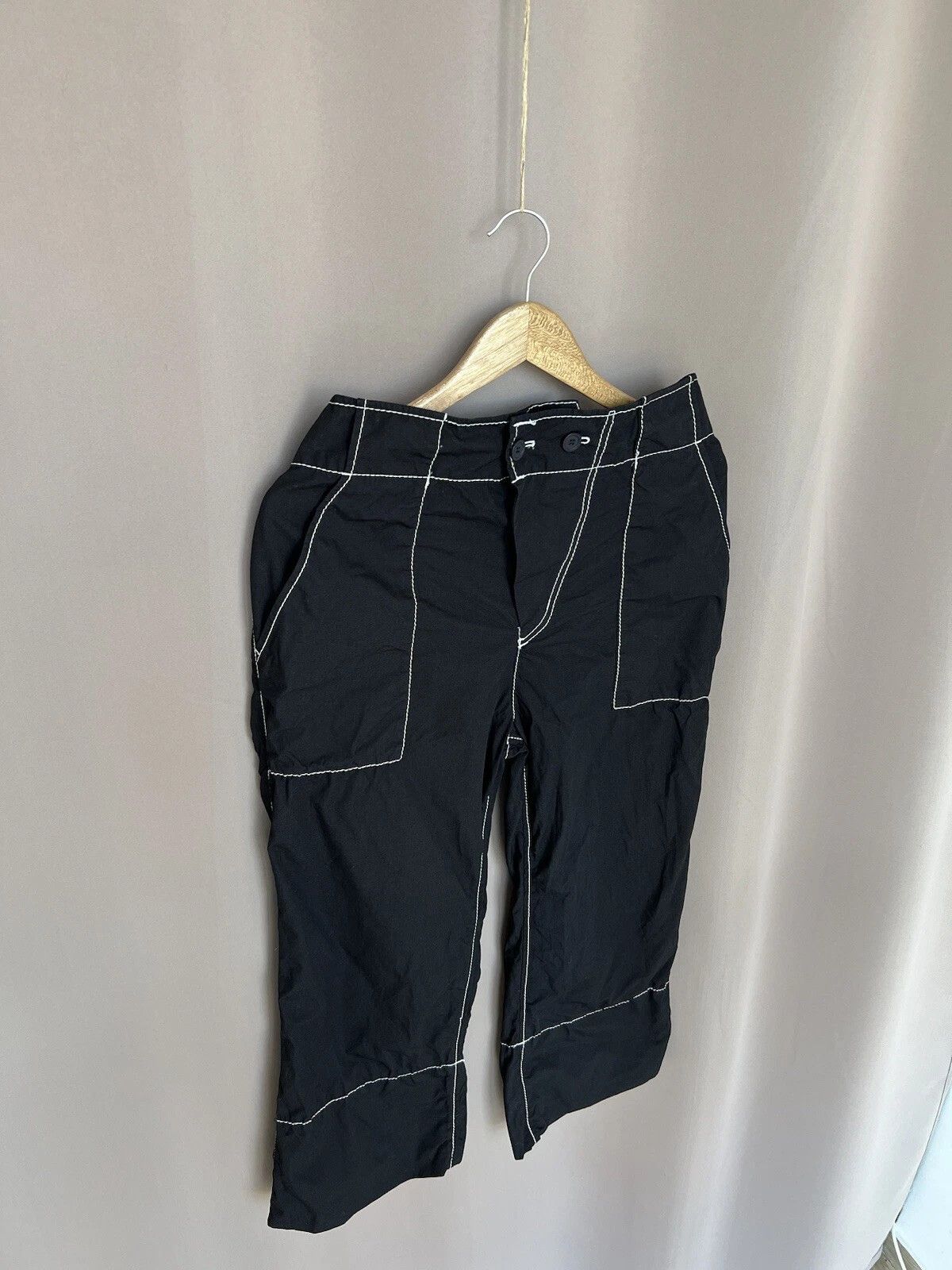 Issey Miyake Issey Miyake Caravan Pants Black/White Size S/M Japanese Size 28" / US 6 / IT 42 - 5 Thumbnail