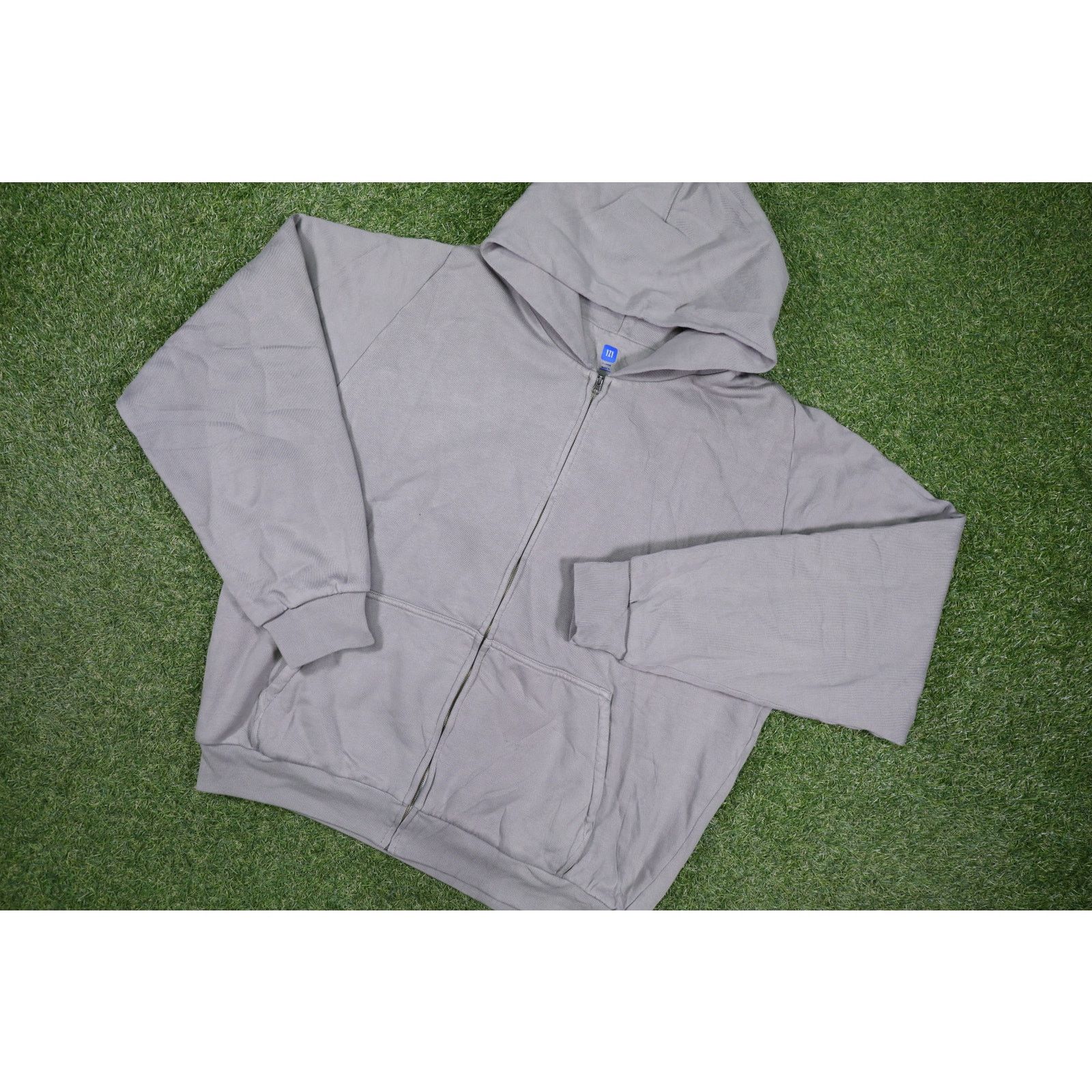 トップス YZY GAP ZIP HOODIE LIGHT GRAY XXL Yeezy Gap Full Zip Sweatshirt Hoodie Gray Unreleased Season