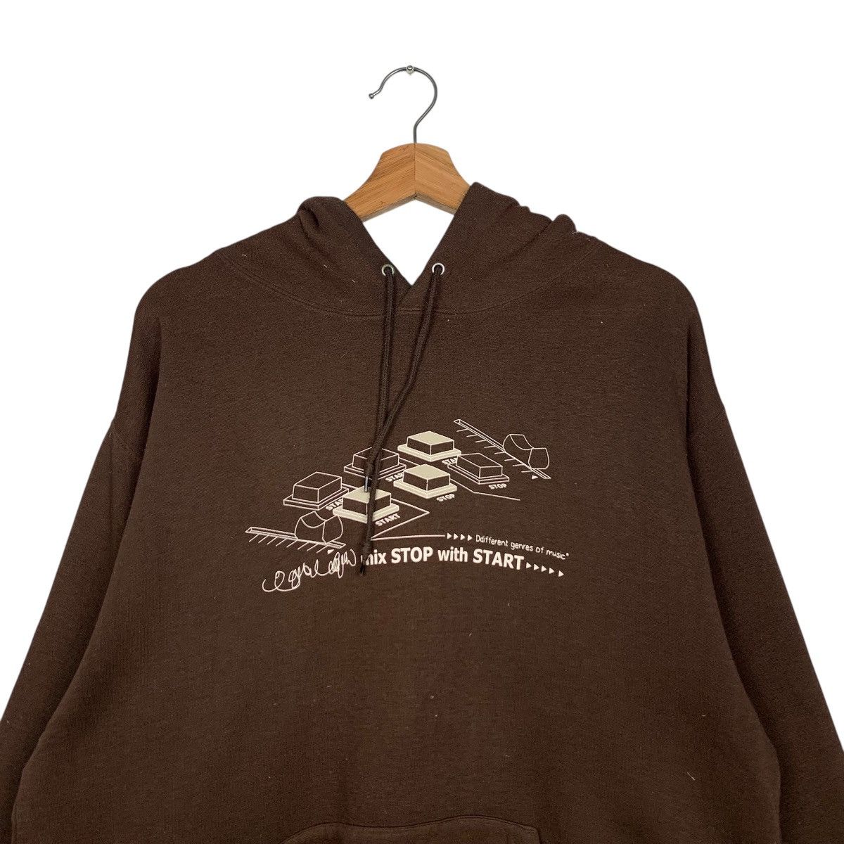 Japanese Brand O.E.B Old England Basic Printed Pullover Hoodies #1749-C77 Size US XL / EU 56 / 4 - 11 Thumbnail