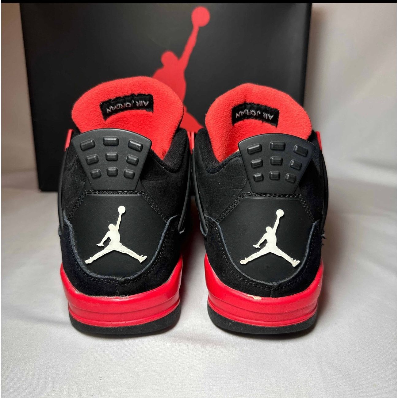 Jordan Brand × Nike Size 5.5 Nike Air Jordan 4 Retro GS Red Thunder Men's Shoes Size US 5.5 / EU 38 - 5 Thumbnail