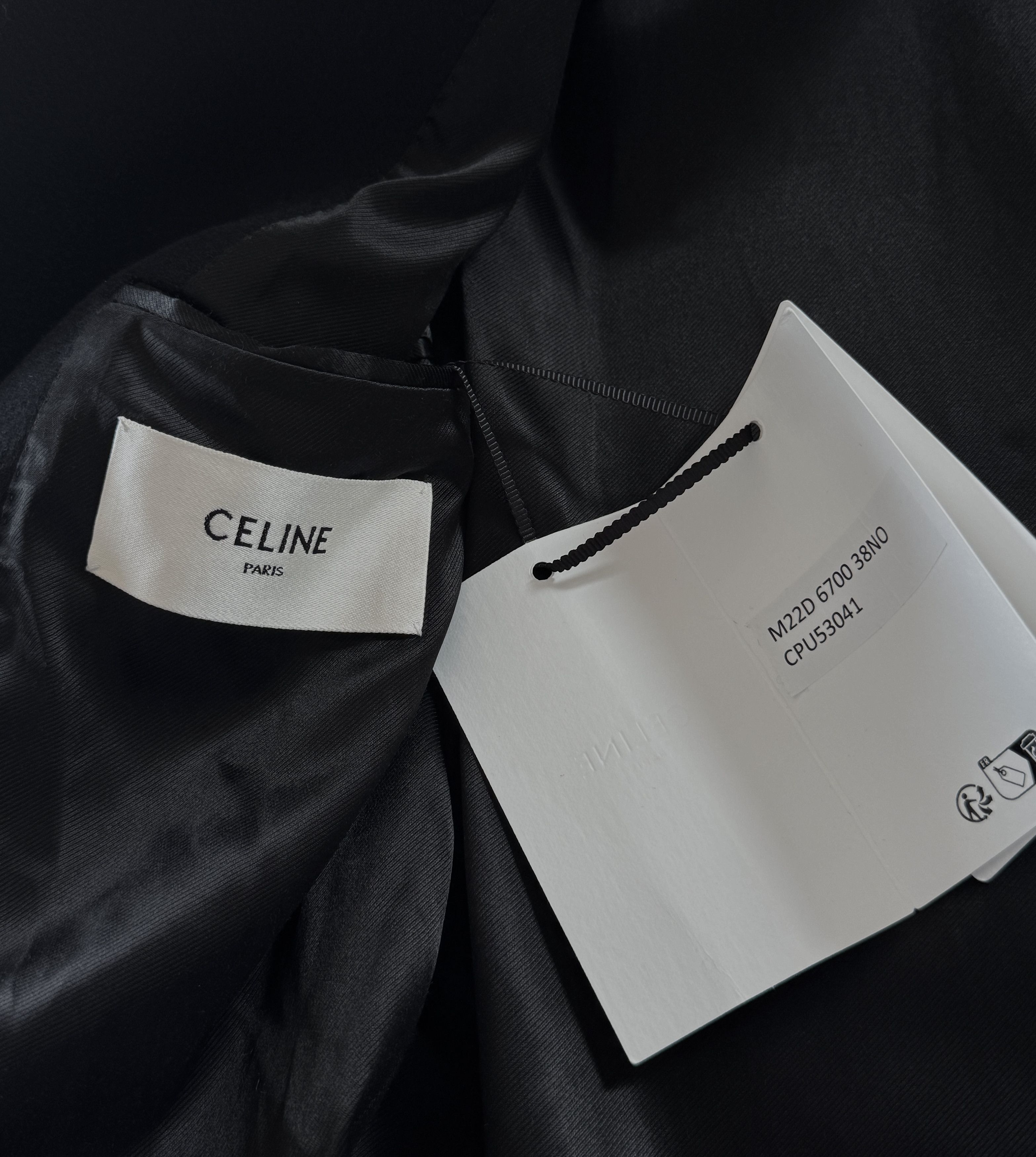 Celine Hedi x FW25 Sample Double breasted coat Size US S / EU 44-46 / 1 - 11 Thumbnail
