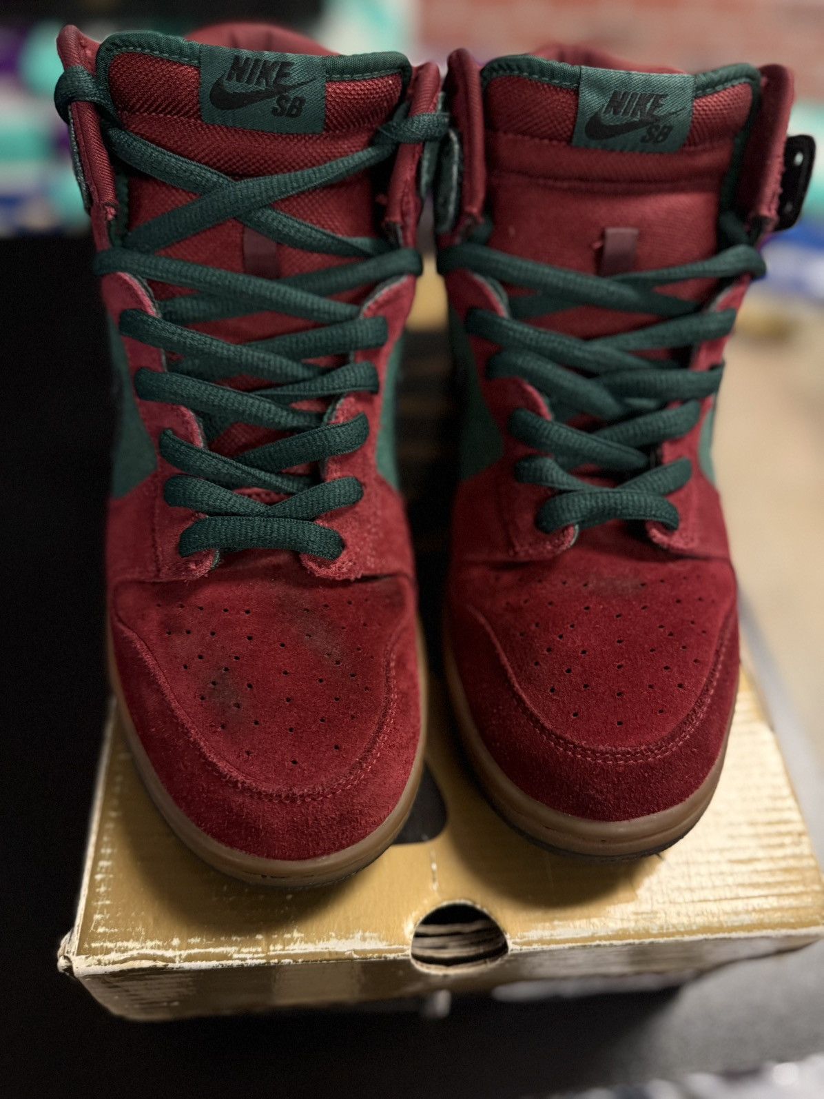 Nike Size 9.5- Nike SB Dunk High Pro Goofy Boy (305050-305) RARE Size US 9.5 / EU 42-43 - 4 Thumbnail