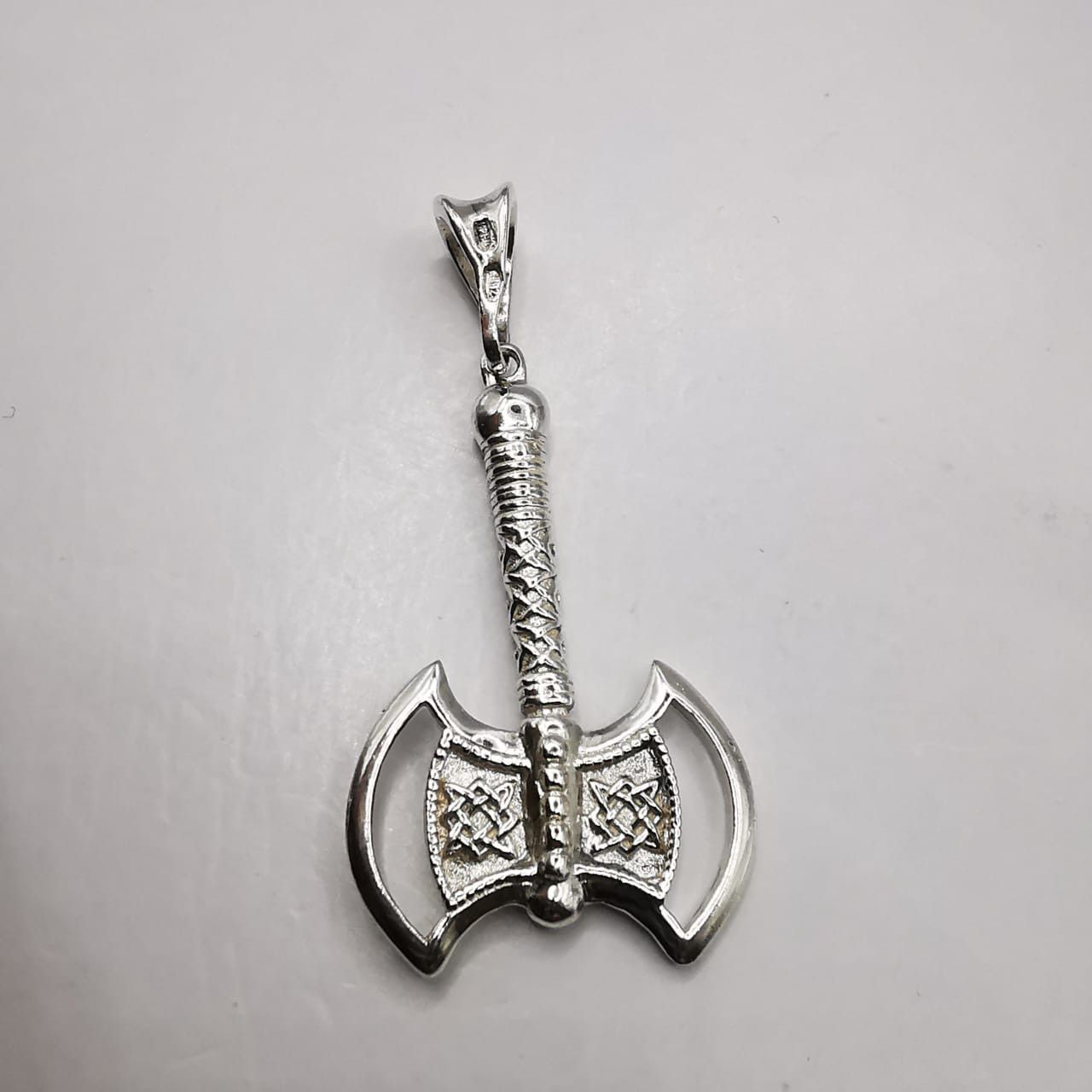 Sterling Silver Vintage Pendant "Perun's Axe " made of 925 silver 4,23g Size ONE SIZE - 4 Thumbnail