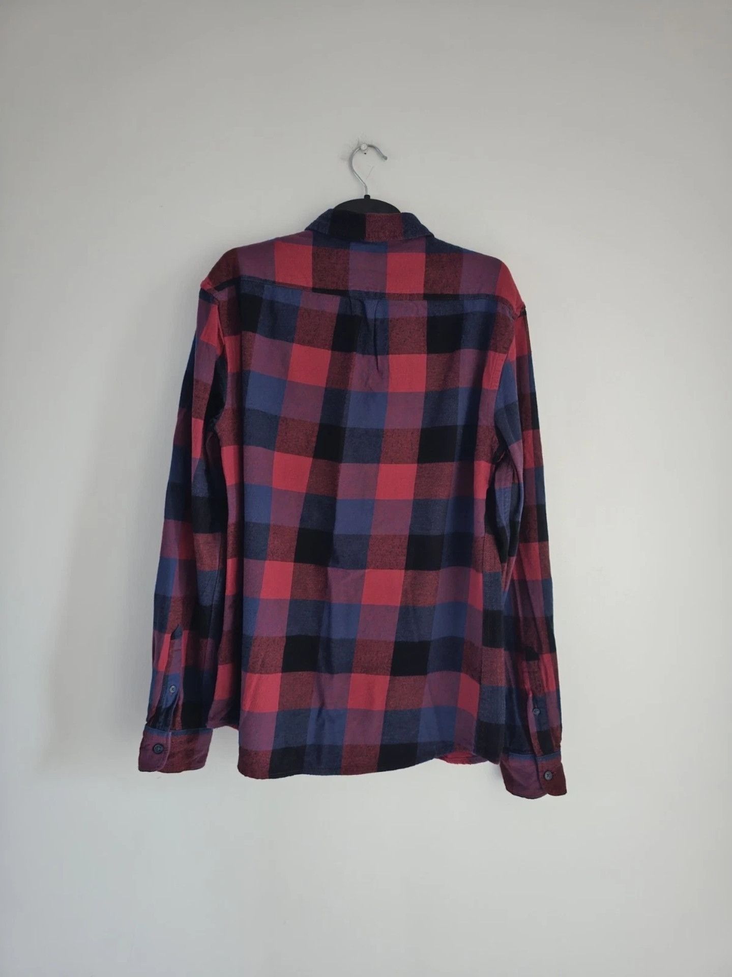 Wrangler Wrangler Red & Navy Check Flannel Shirt Size S Size US S / EU 44-46 / 1 - 2 Thumbnail