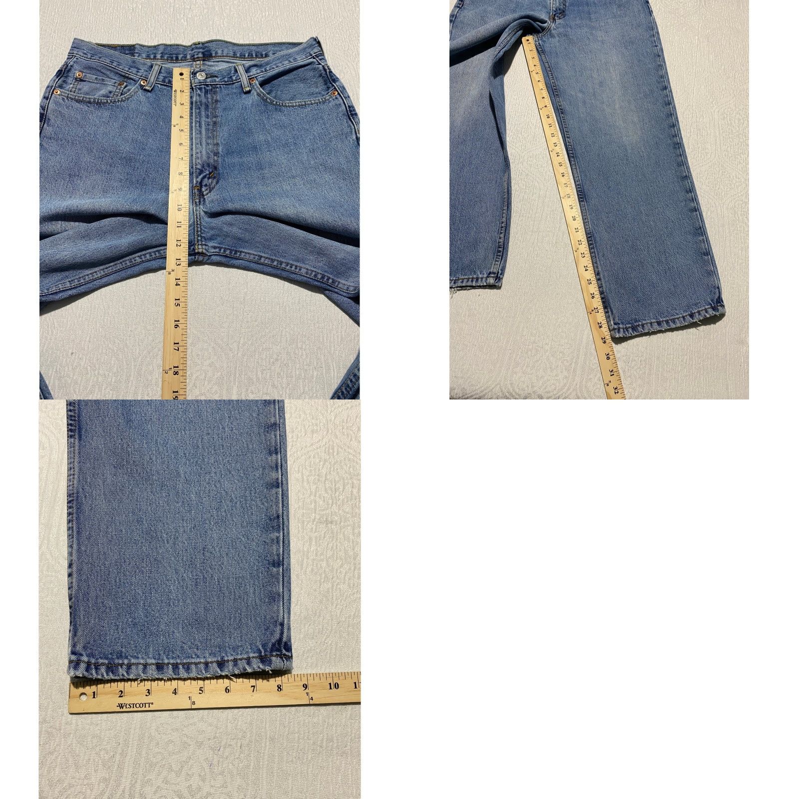 Levi's Levi's 550 Jeans Men Relaxed Fit Denim Light Wash W36 L30 Casual Everyday Pocket Closure Zip Button Size US 36 / EU 52 - 8 Thumbnail