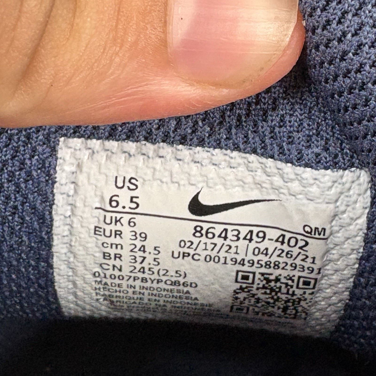 Nike Size 6.5 - Nike Zoom Blazer SB Mid Michigan Size US 6.5 / EU 39-40 - 8 Thumbnail