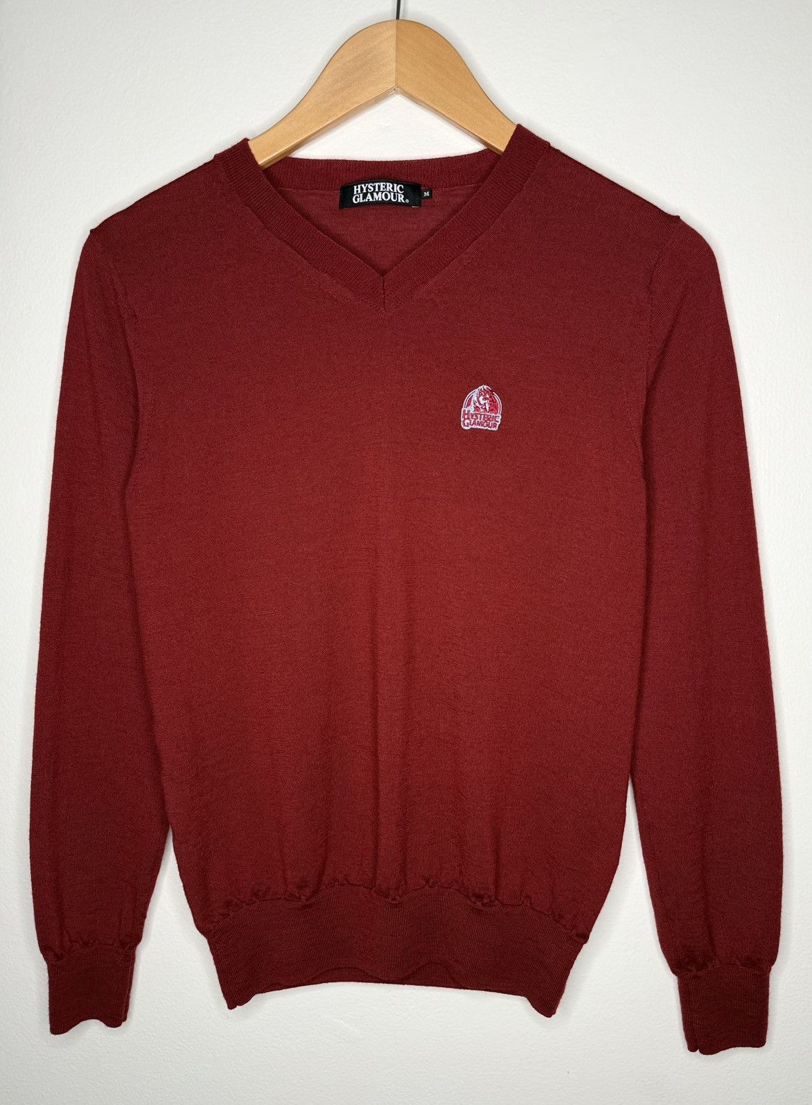 Hysteric Glamour Hysteric Glamour Wool V-Neck Sweater S-M Size US M / EU 48-50 / 2 - 1 Thumbnail
