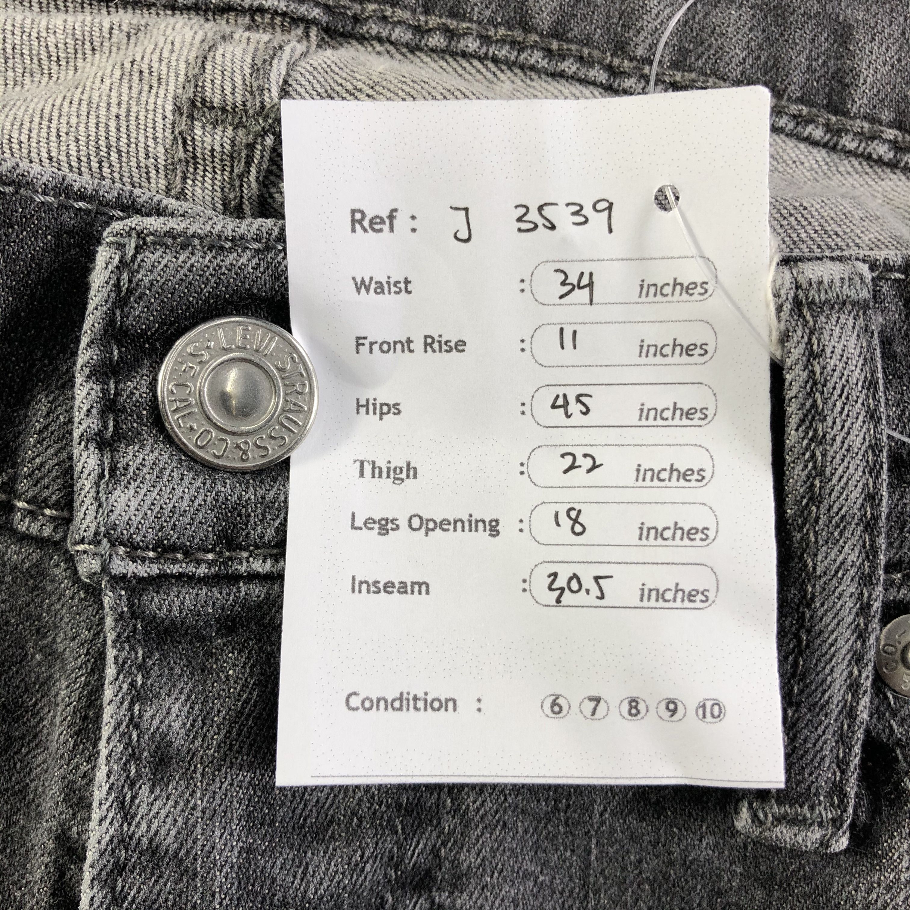 Levi's Vintage Levis 569 Jeans-J3539 Size US 34 / EU 50 - 12 Thumbnail