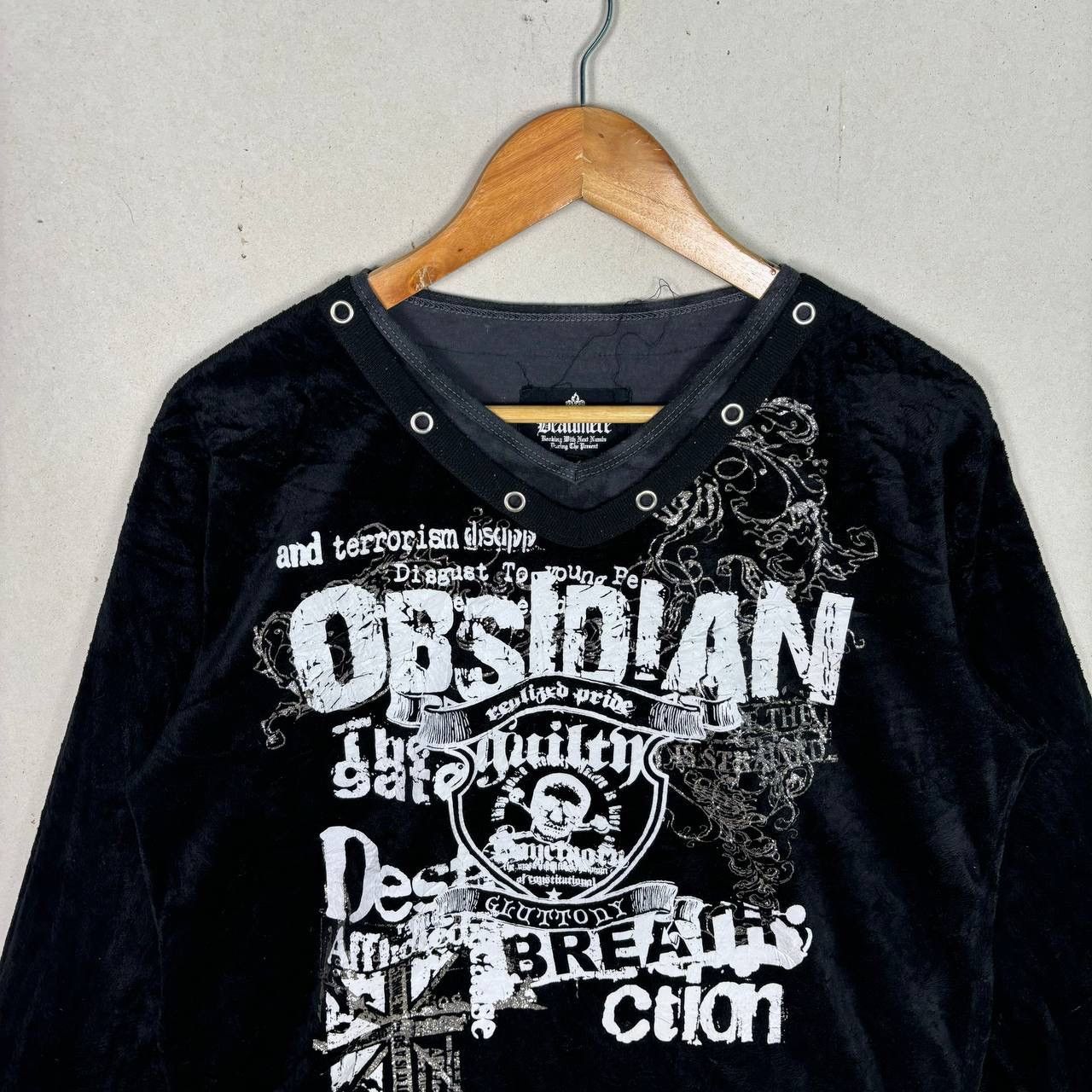 Beaumere Avant Garde Beaumere Obsidian Punk Goth Graphic Tshirt Size US L / EU 52-54 / 3 - 3 Thumbnail