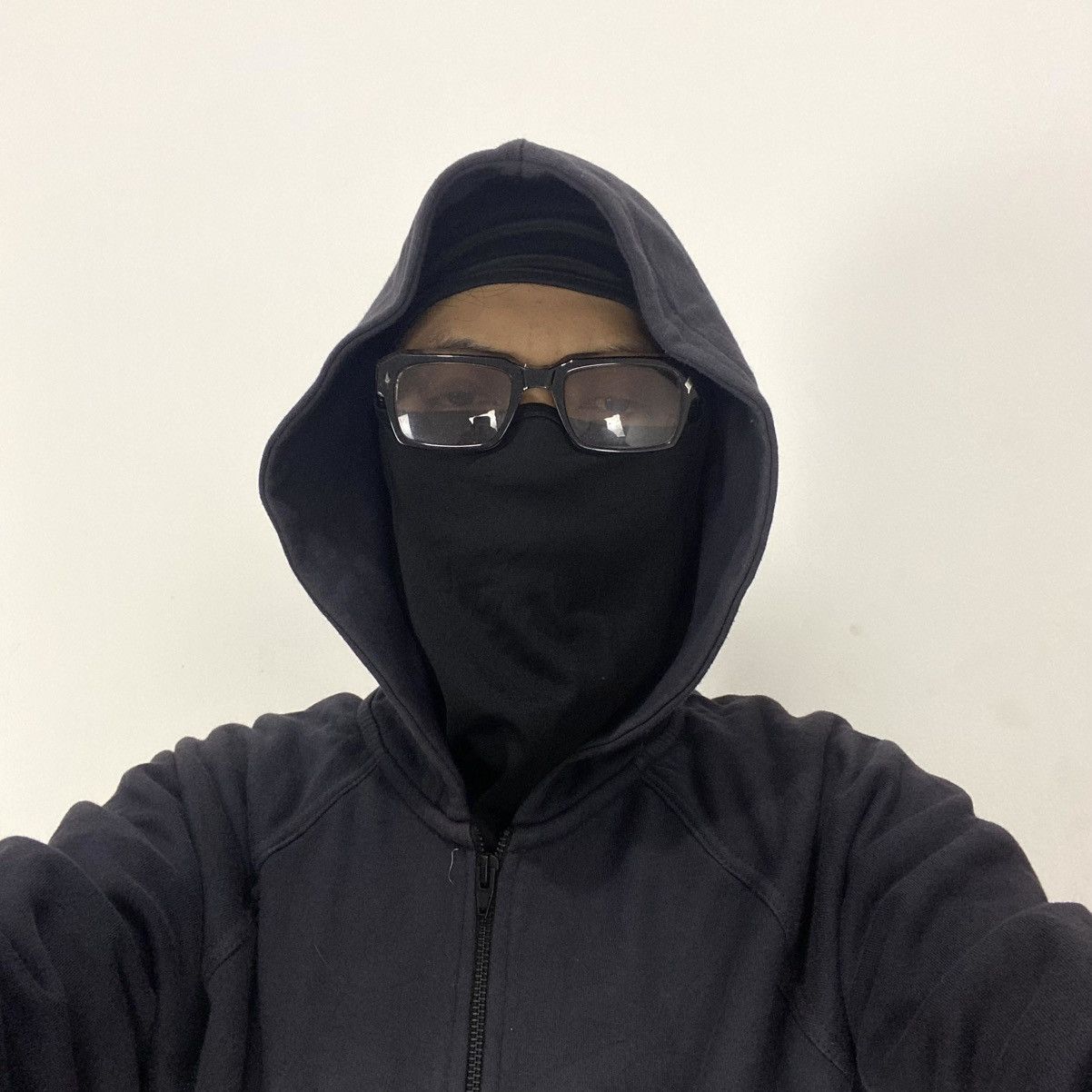 Alexander Wang 2000s Alexander Wang Balaclava Face Mask Ninja Zip Hoodie Size US M / EU 48-50 / 2 - 3 Thumbnail