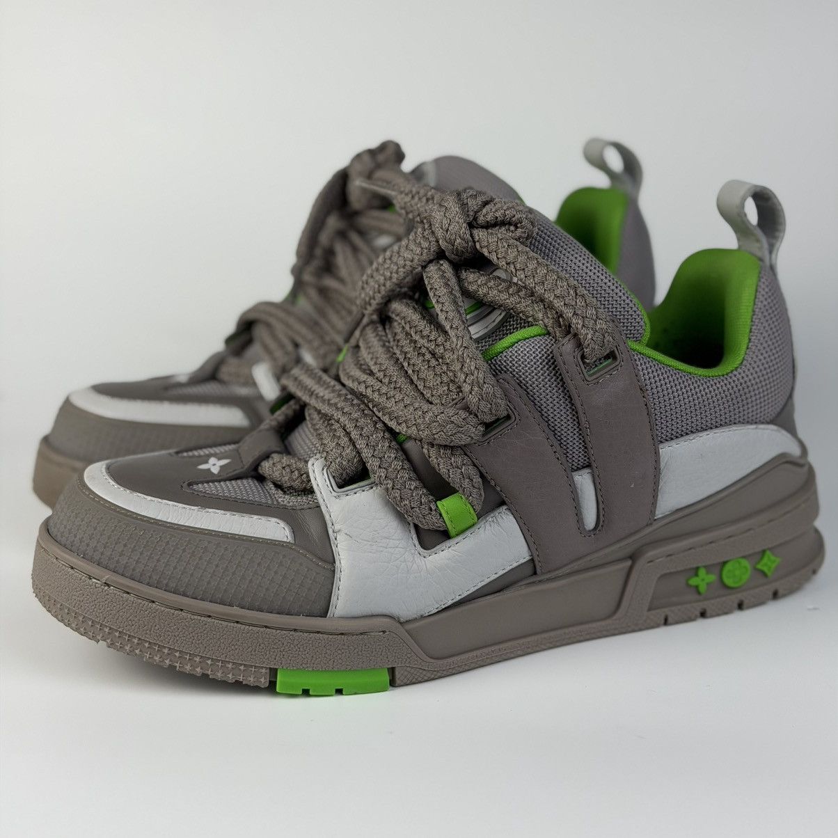 Louis Vuitton Louis Vuitton Skate Grey Green Size US 7.5 / EU 40-41 - 4 Thumbnail