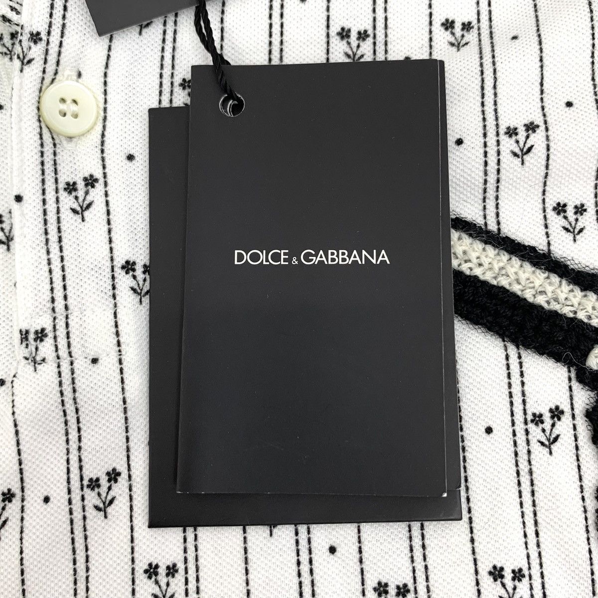 Dolce & Gabbana Dolce & Gabbana Floral Pistol Embroidered Polo Shirt K26WX Size US L / EU 52-54 / 3 - 6 Thumbnail