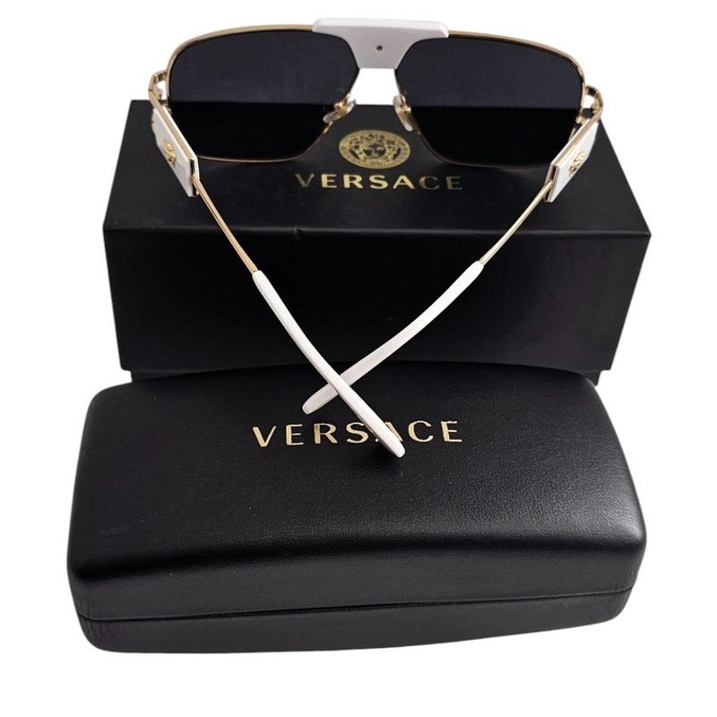Versace Versace men's VE2251 navigator/pilot sunglasses Size ONE SIZE - 3 Thumbnail