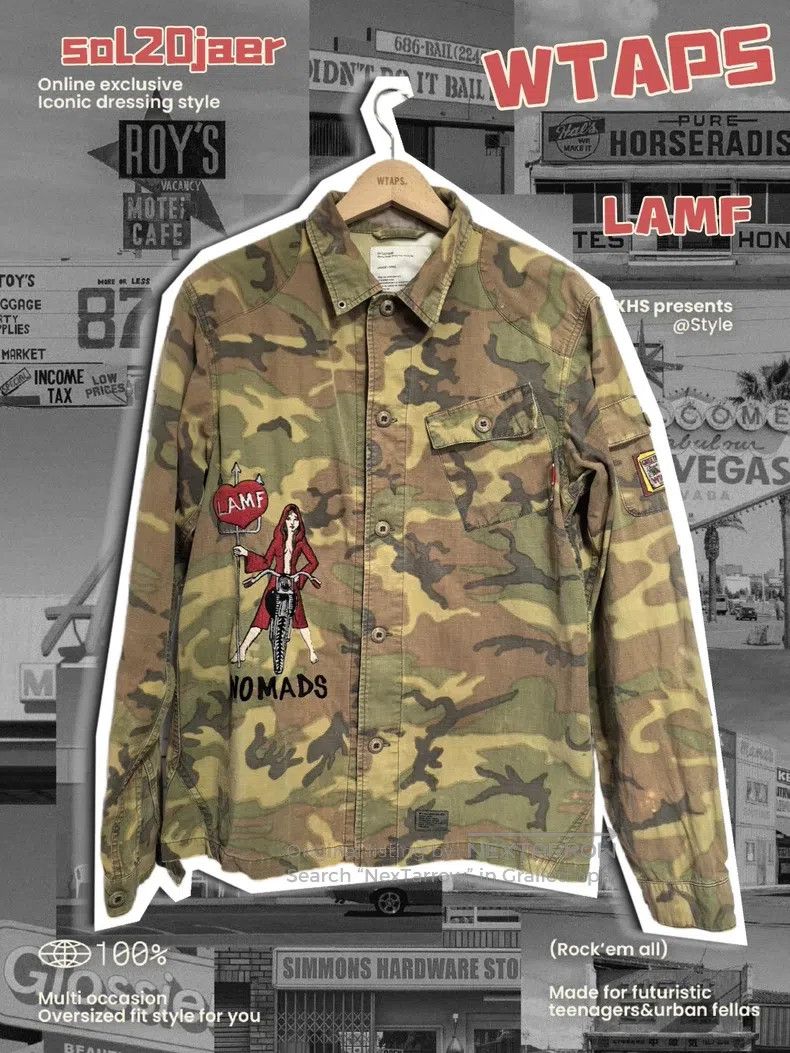 Wtaps Wtaps Camouflage shirt Size US M / EU 48-50 / 2 - 2 Thumbnail
