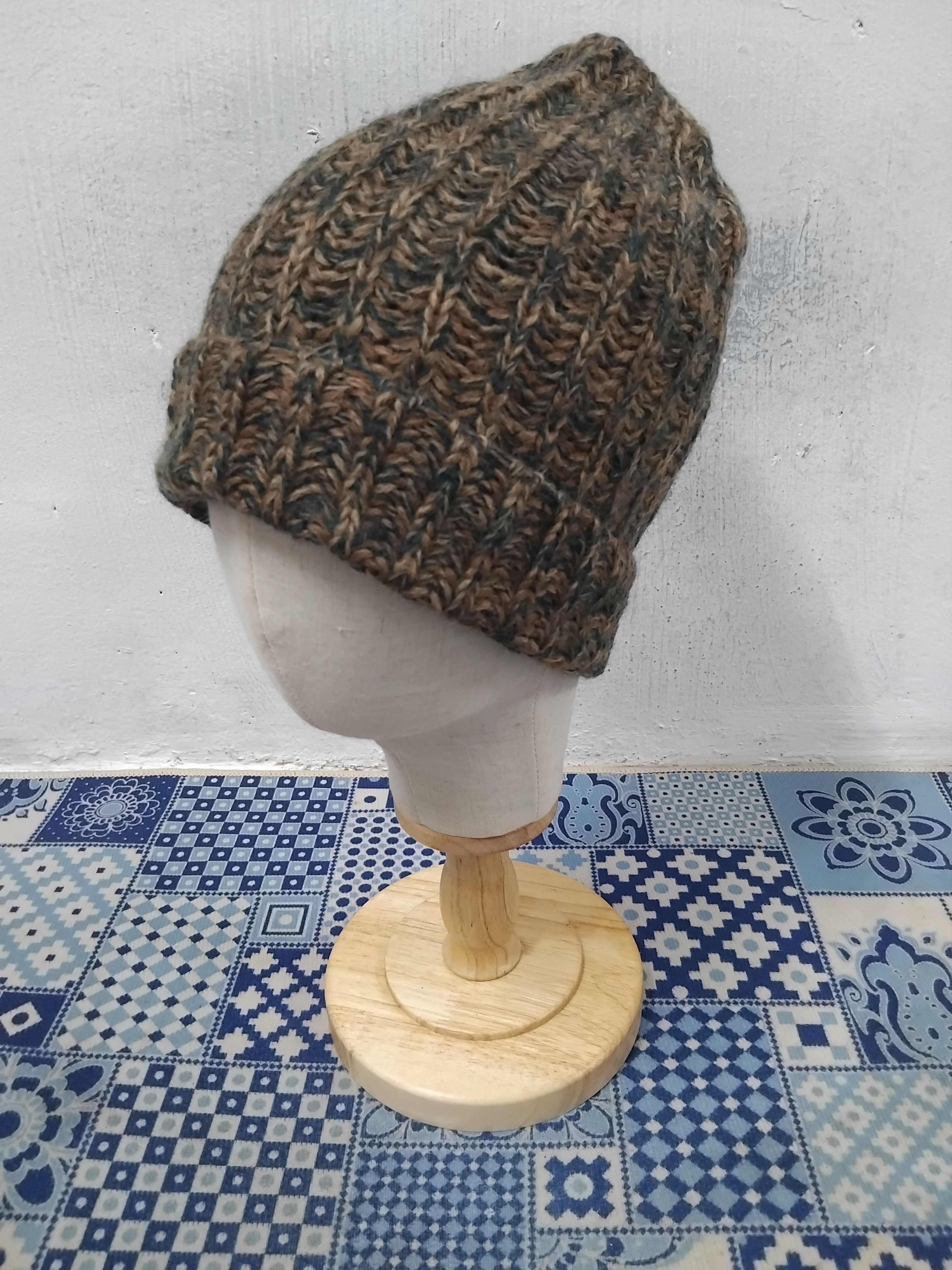 💥Unnamed brown colour Japanese style beanie