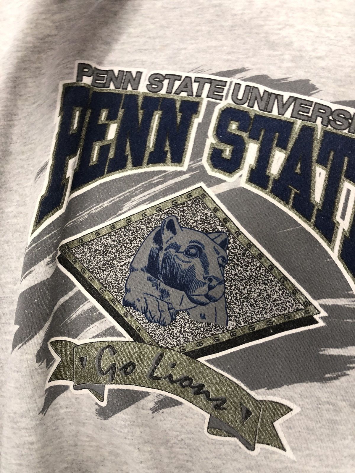 Vintage 90s Penn State Nittany, Lions sweatshirt, XL Size US XL / EU 56 / 4 - 3 Thumbnail