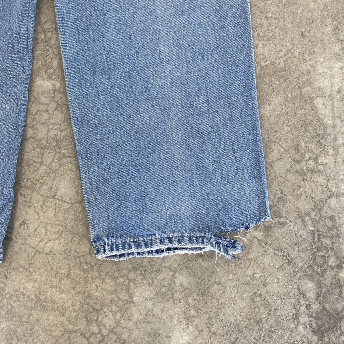 Carhartt Size 31x29 VTG Carhartt Faded Blue Carpenter Denim Jeans Size US 31 - 18 Thumbnail