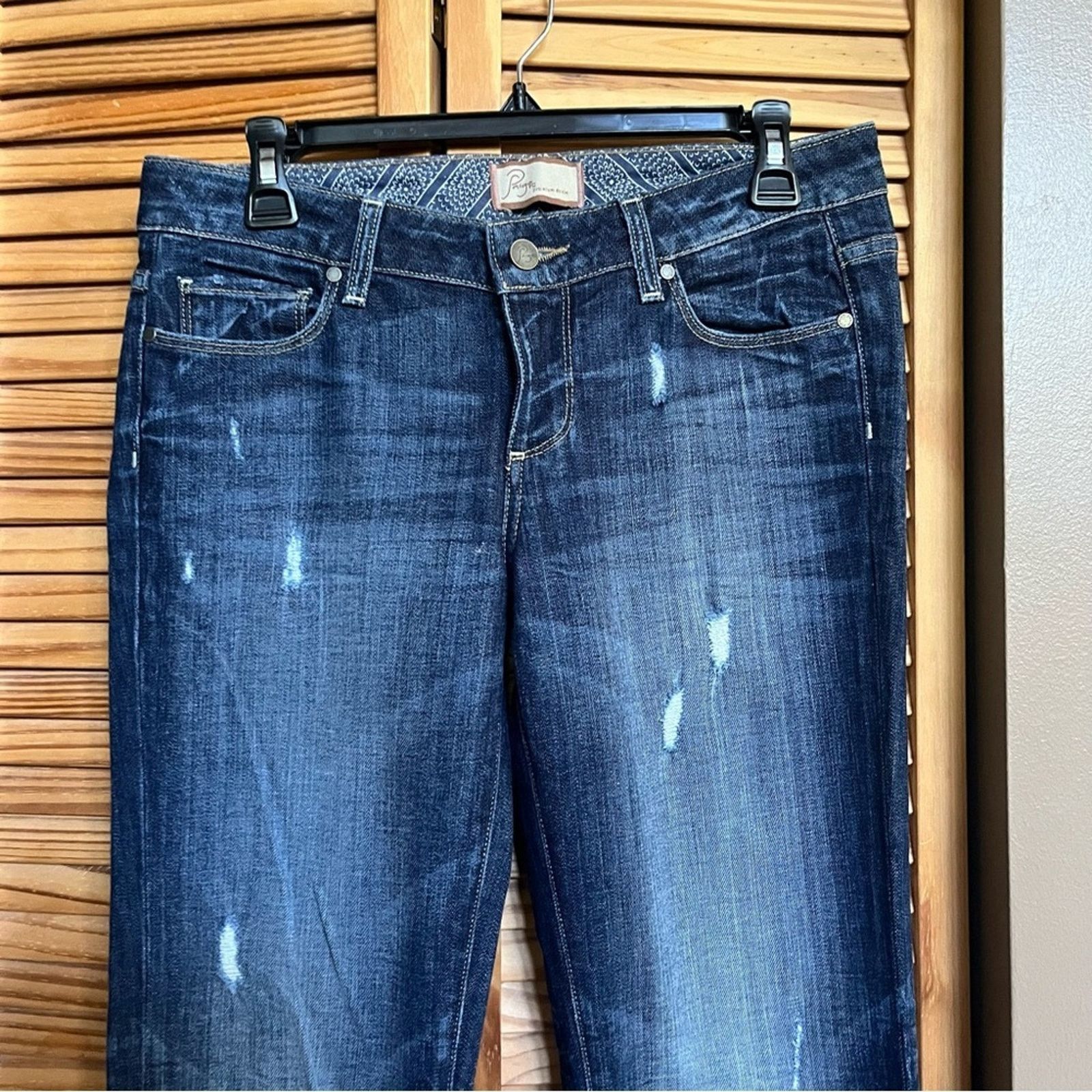 Paige Paige size 26 Womens Jimmy Jimmy Skinny Medium Wash Jeans Size 26" / US 2 / IT 38 - 2 Thumbnail