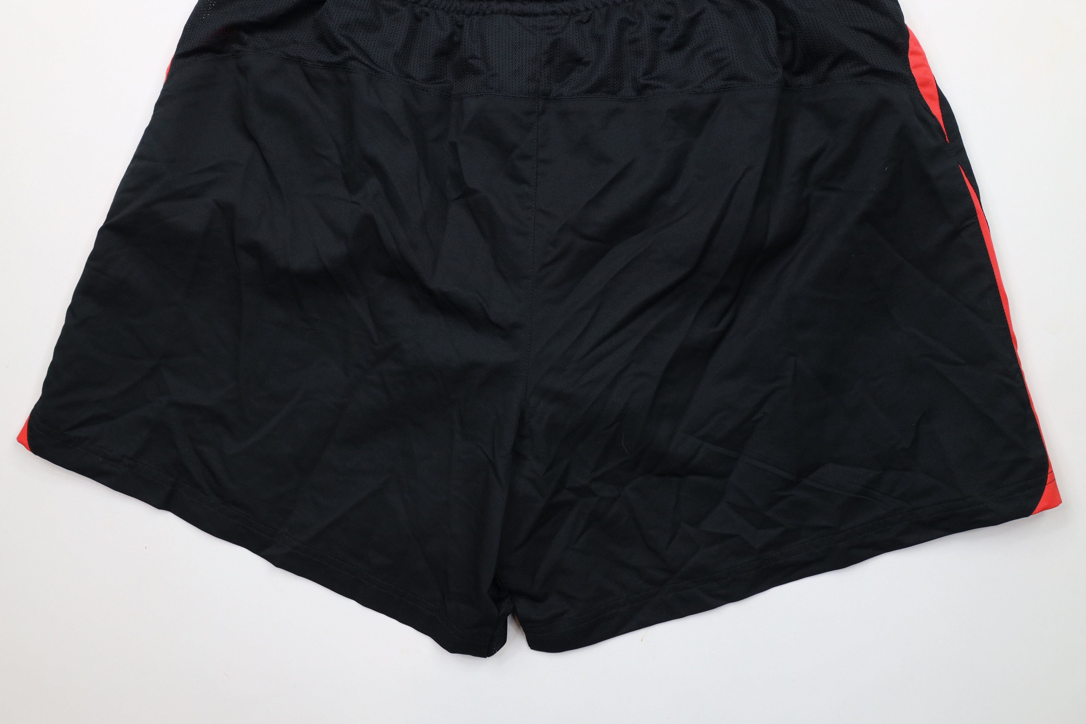 Nike × Vintage Vintage Nike Total 90 Mini Swoosh Lined Soccer Shorts Black Size US 38 / EU 54 - 12 Thumbnail