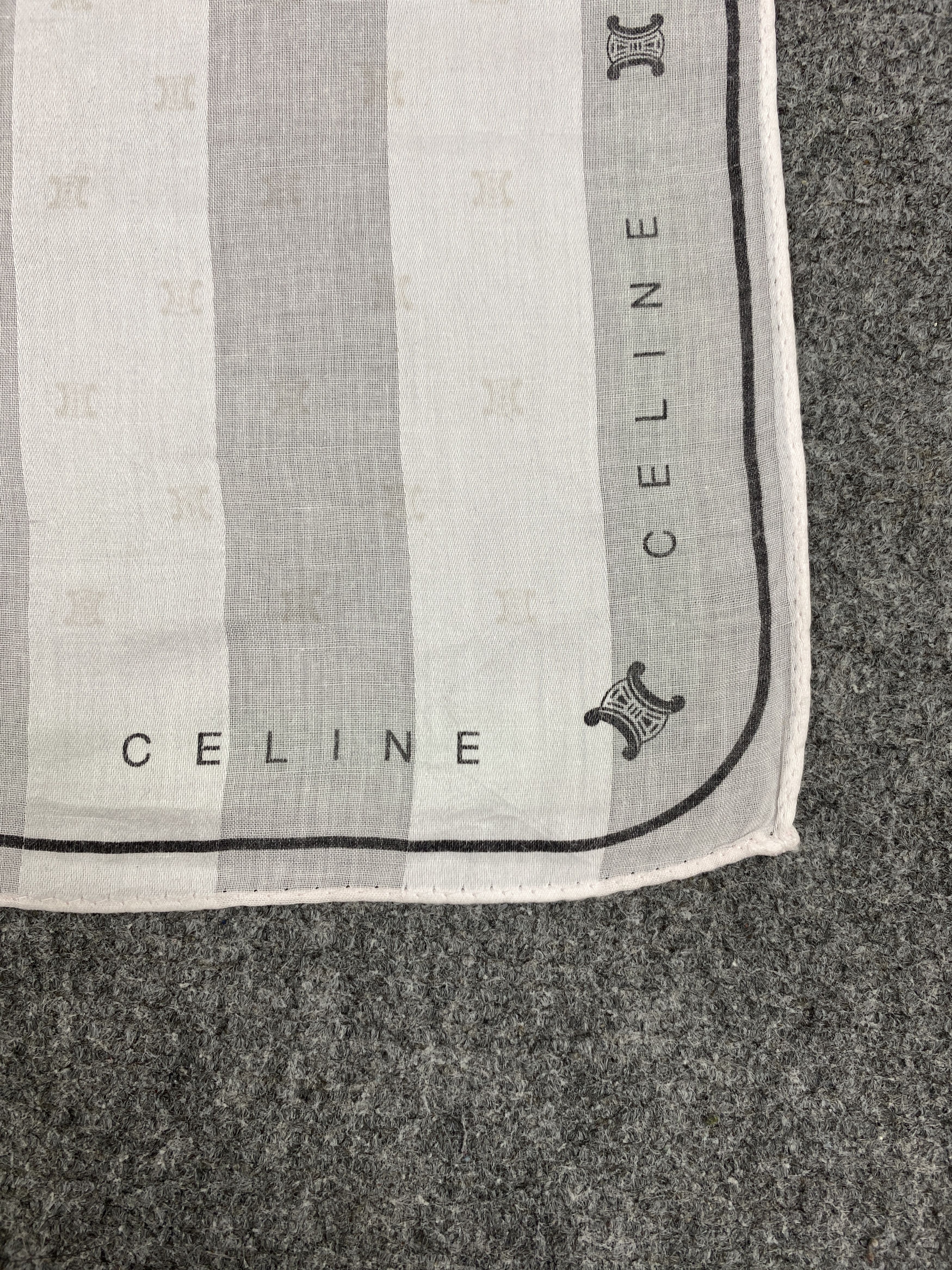 Celine × Vintage Celine Handkerchief / Bandana / Neckerchief HKC0213 Size ONE SIZE - 5 Thumbnail