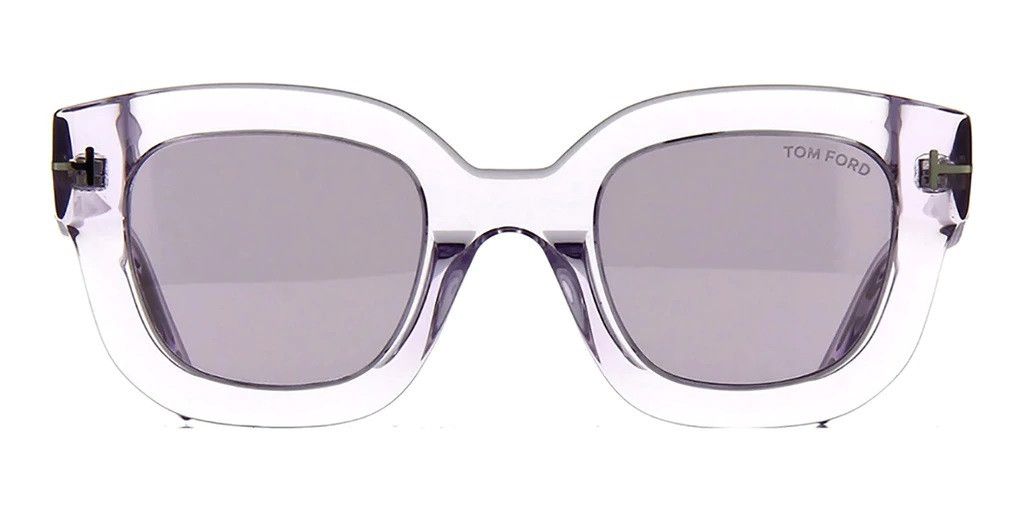 TOM FORD PIA TF659 78Z VIOLET CRYSTAL SQUARE SUNGLASSES