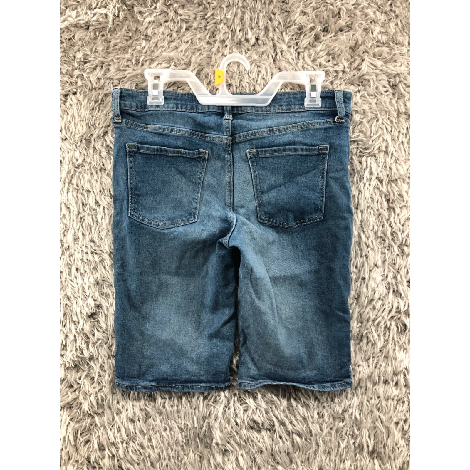 Gap Gap Bermuda Shorts Womens Size 29 Mid Rise Dark Wash Blue Denim Jean Size 29" - 6 Thumbnail