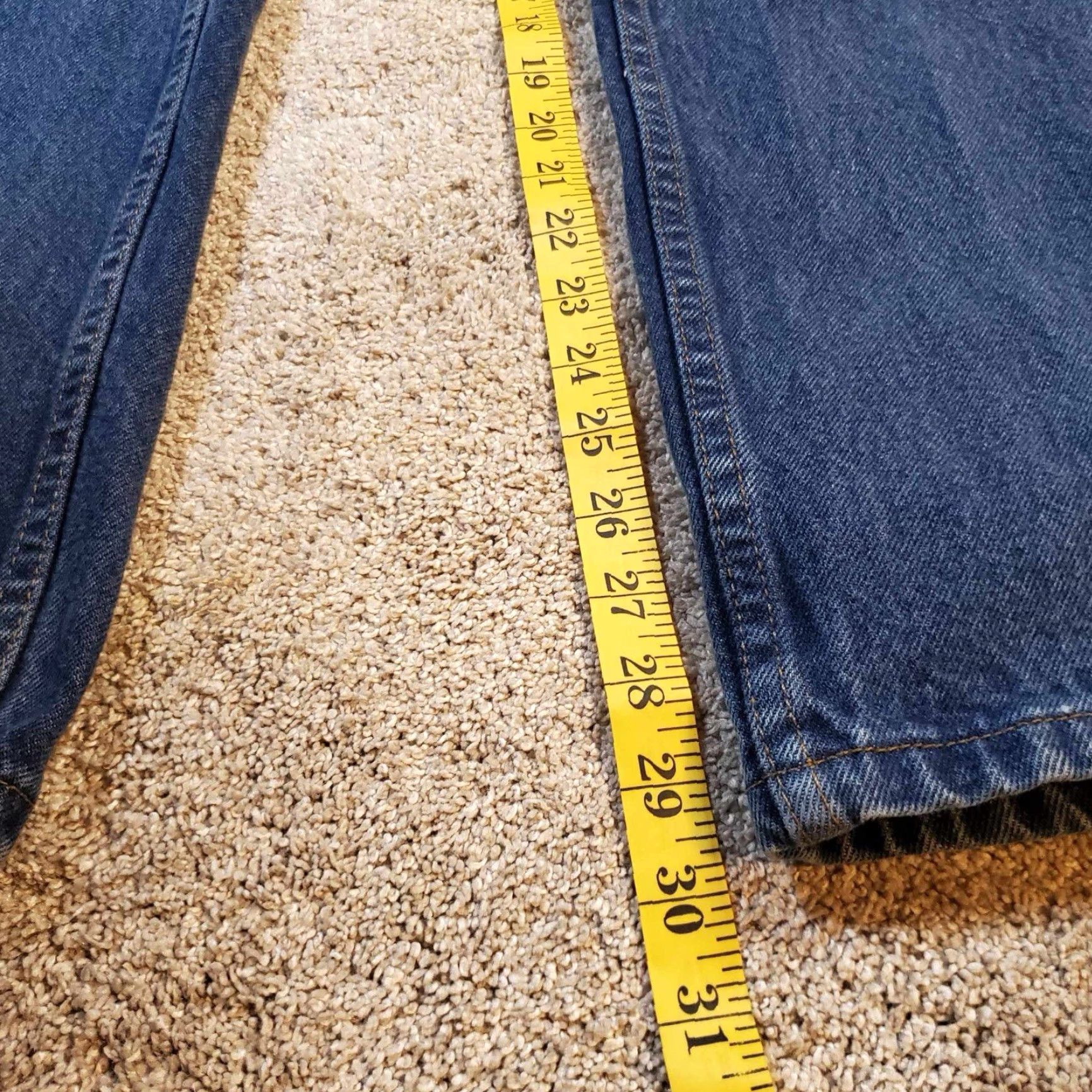 Lee Lee Jeans Mens Regular Fit Straight Leg Blue Denim 42x30 5-Pocket Style N/A Size US 42 / EU 58 - 7 Thumbnail