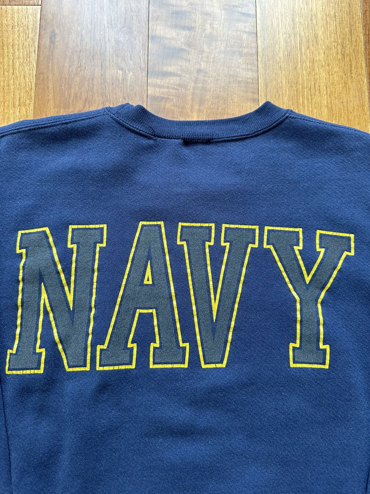 Vintage Vintage 90s United States Navy USN Sweatshirt Army Military Size US S / EU 44-46 / 1 - 6 Thumbnail