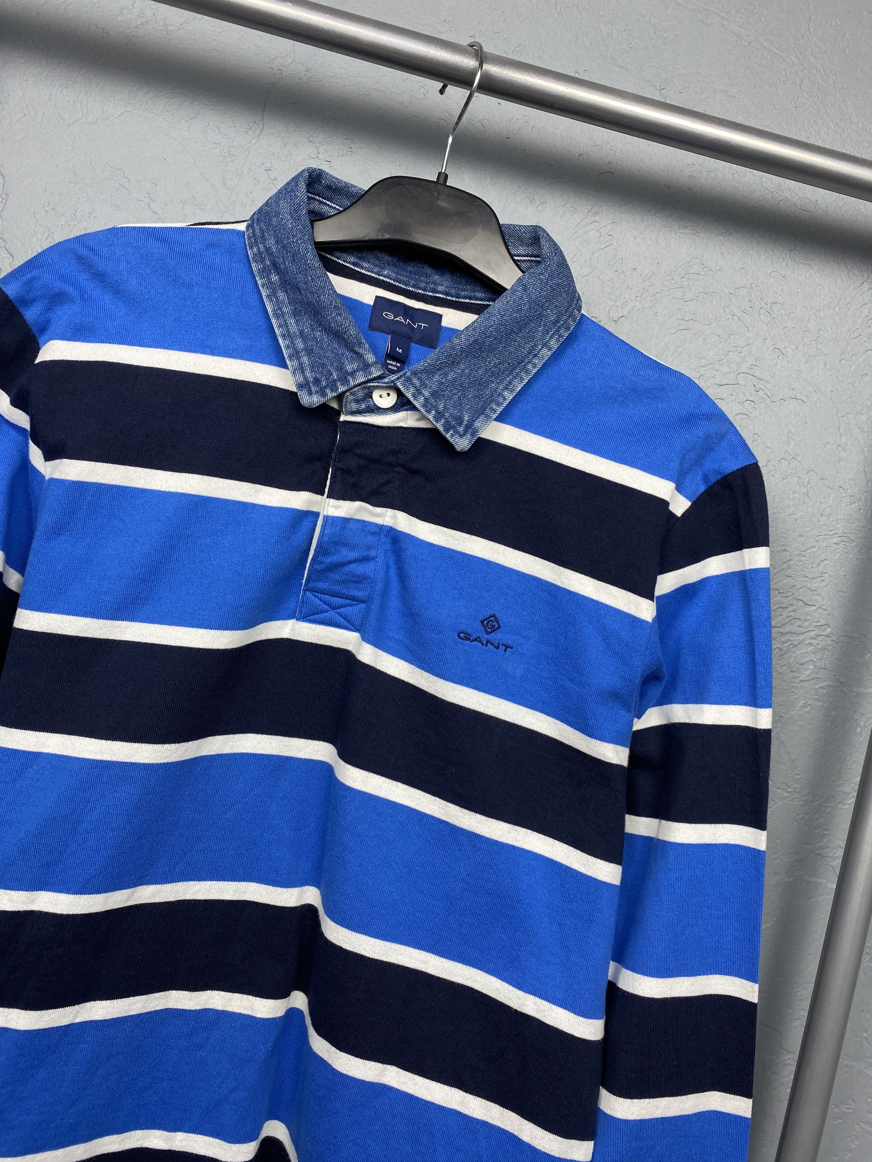 Gant Gant Vintage Mens Rugby Long Sleeve Polo Shirt Size US M / EU 48-50 / 2 - 2 Thumbnail