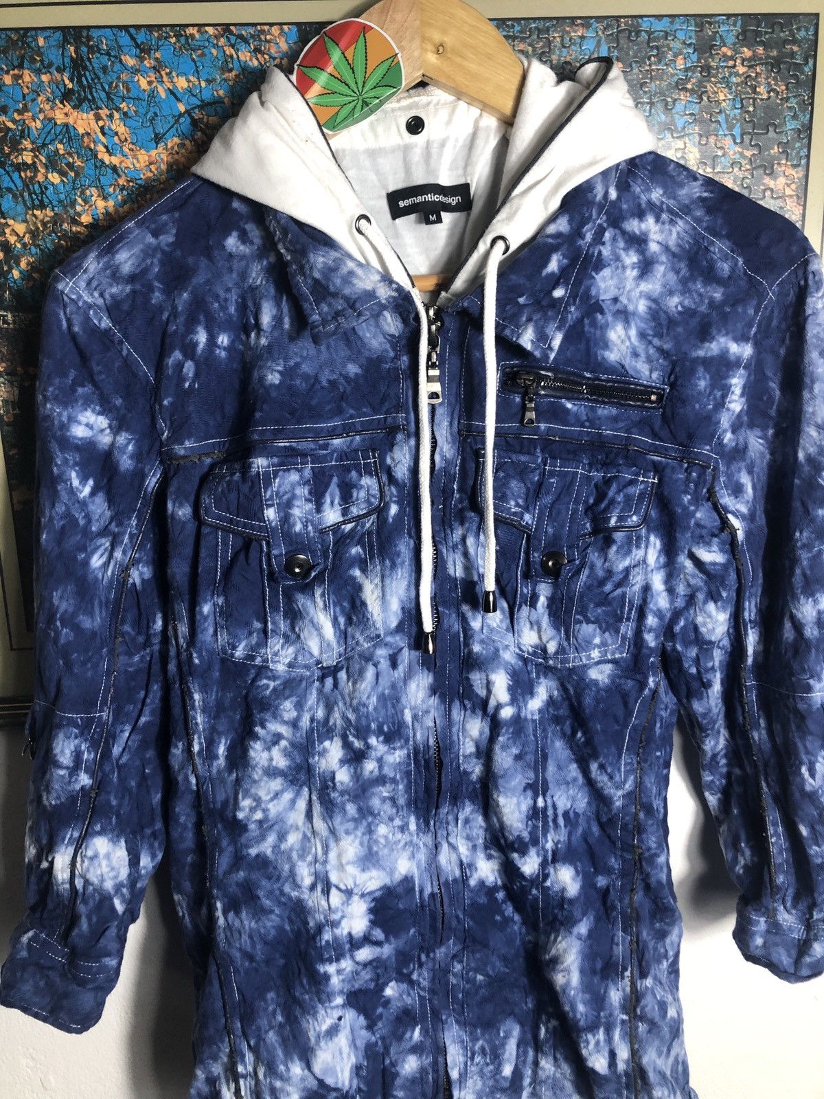Hysteric Glamour × If Six Was Nine × semanticdesign Semantic Design Double Layer hoodie tie dye style Size US M / EU 48-50 / 2 - 2 Thumbnail