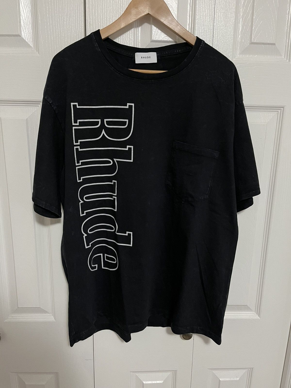 Rhude Rhude Washed Logo Tee Size US M / EU 48-50 / 2 - 1 Thumbnail