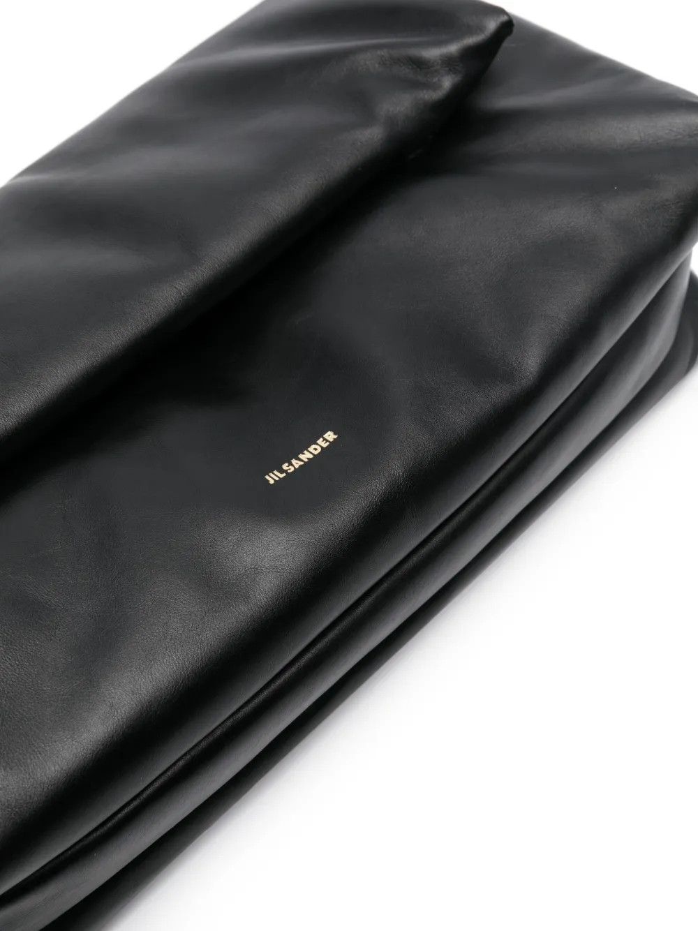 Jil Sander o1loc1c0426 Size:OS/Padded Leather Shoulder Bag in Black Size ONE SIZE - 2 Thumbnail