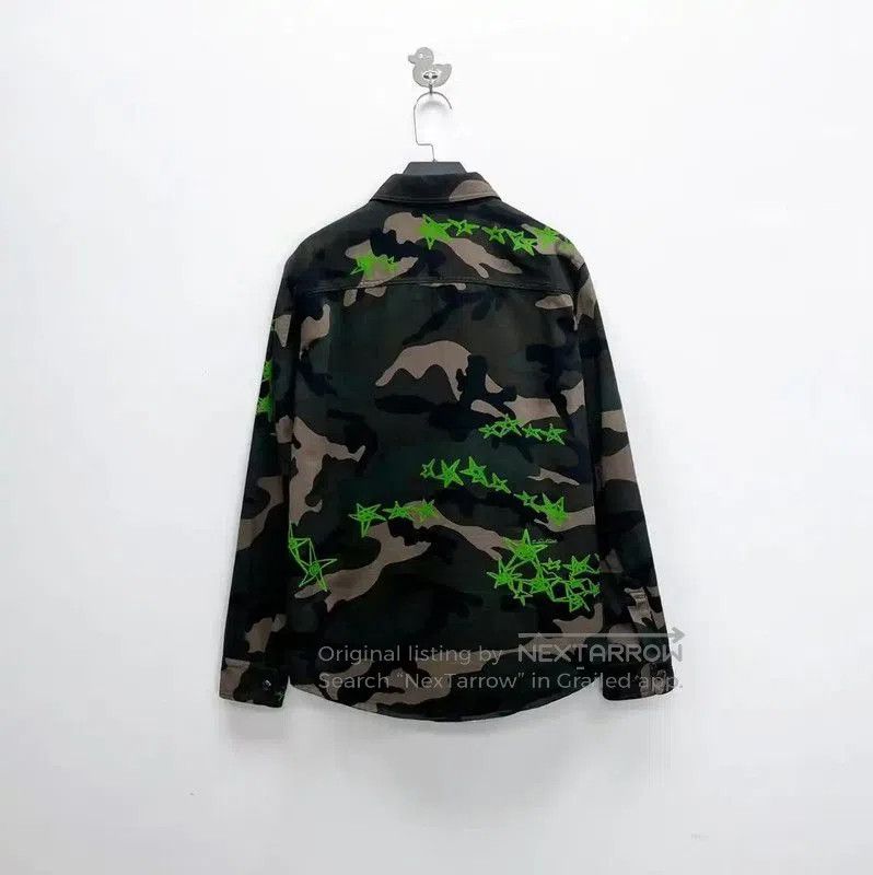 Valentino Valentino Green Camo Long Sleeve Shirt . Size US S / EU 44-46 / 1 - 2 Thumbnail