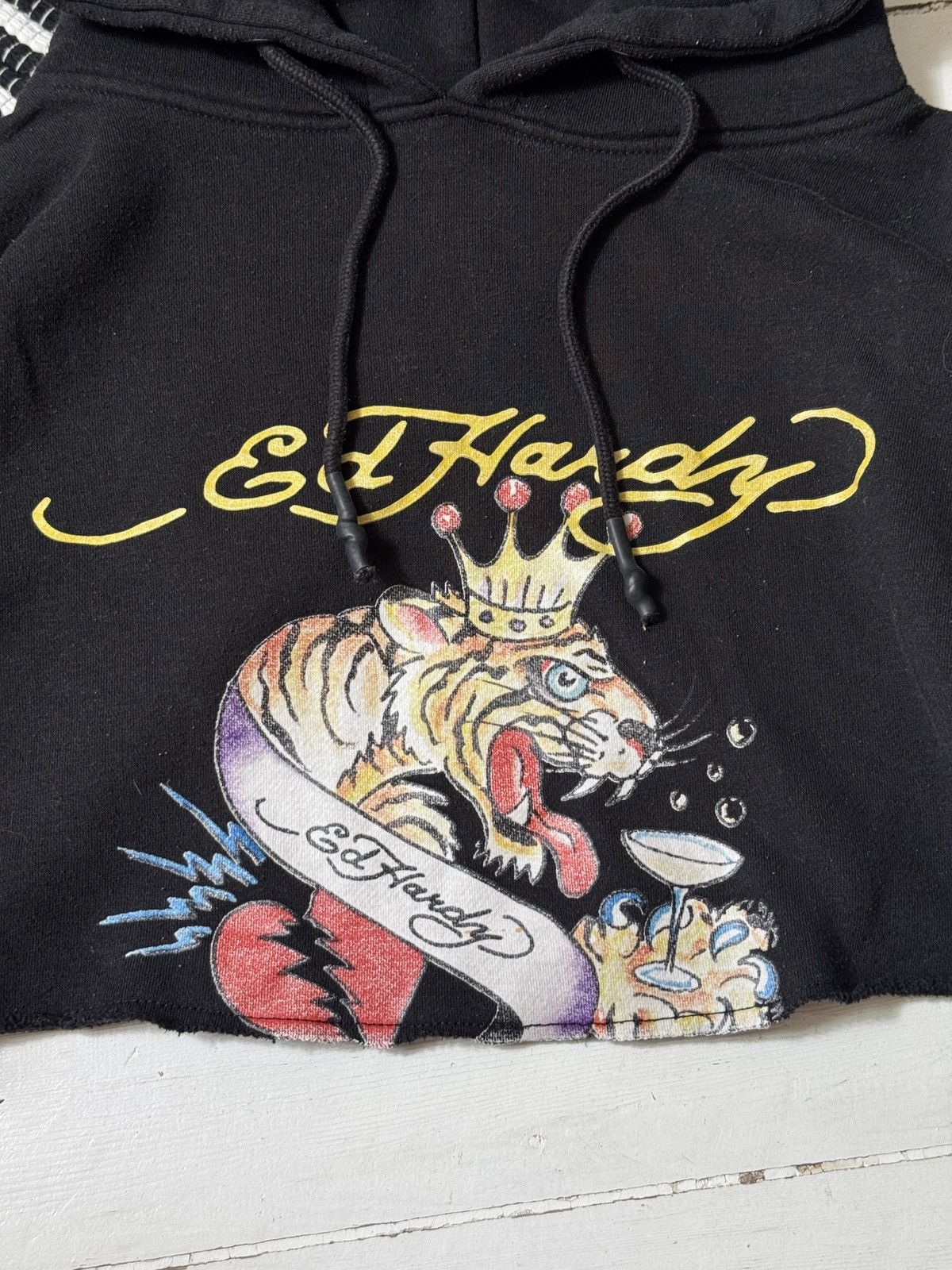 Ed Hardy ED HARDY X MISSGUIDED CROP HOODIE Size S / US 4 / IT 40 - 4 Thumbnail