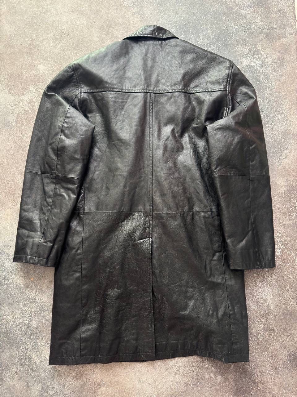 Hysteric Glamour Avant Garde Vintage Black Leather Coat Jacket Size US S / EU 44-46 / 1 - 9 Thumbnail