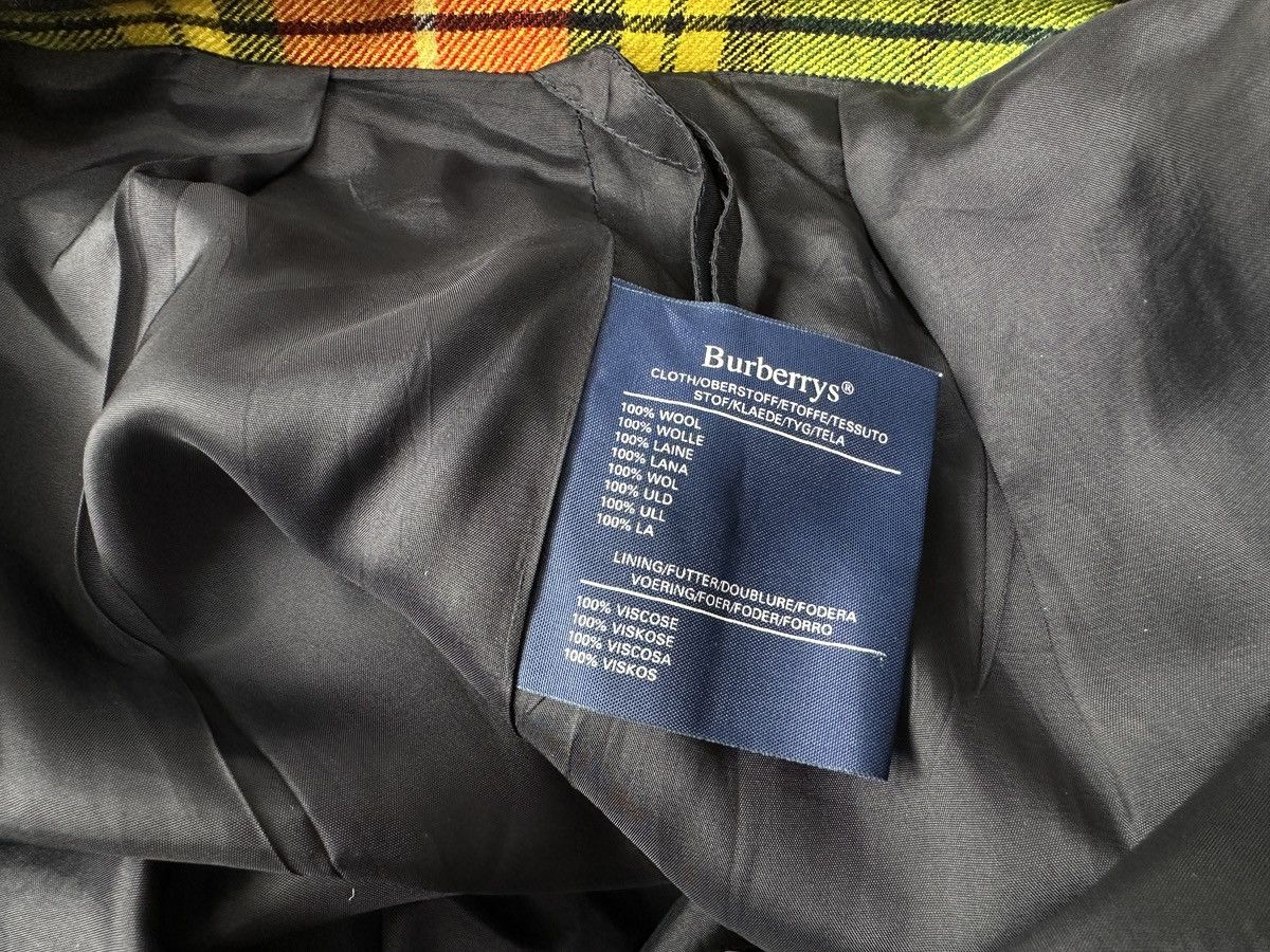 Burberry 90s BURBERRYS 100% Wool Plaid Pleated Long Skirt Multicolor Size 32" / US 10 / IT 46 - 14 Thumbnail