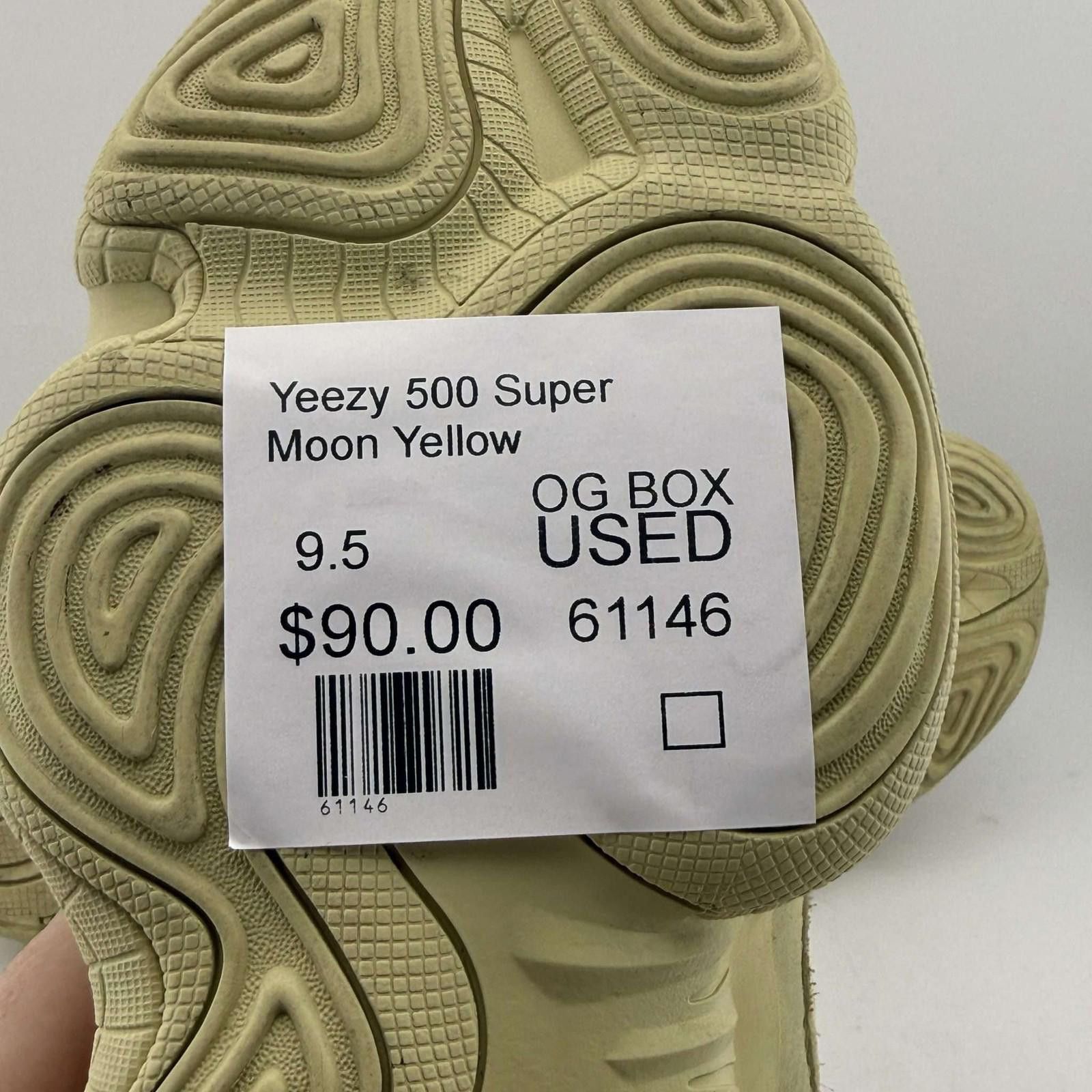 Adidas Adidas Yeezy 500 Super Moon Yellow 9.5 Used OG Box Size US 9.5 / EU 42-43 - 7 Thumbnail
