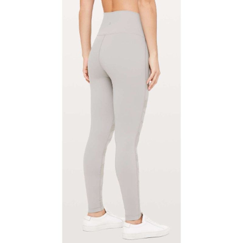 Lululemon Lululemon Wunder Under Pant *Tech Mesh 28" sz 4 Dark Chrome Size 27" / US 4 / IT 40 - 2 Thumbnail